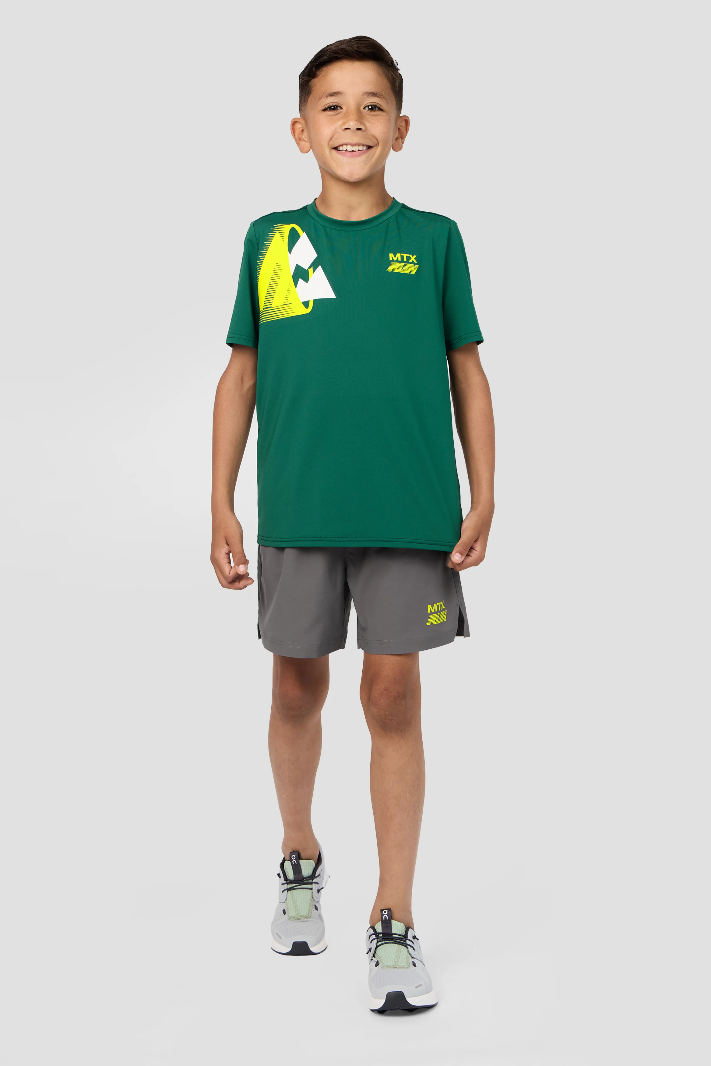 Boys MTX Run T-Shirt - Sherwood/Evergreen - Image 3