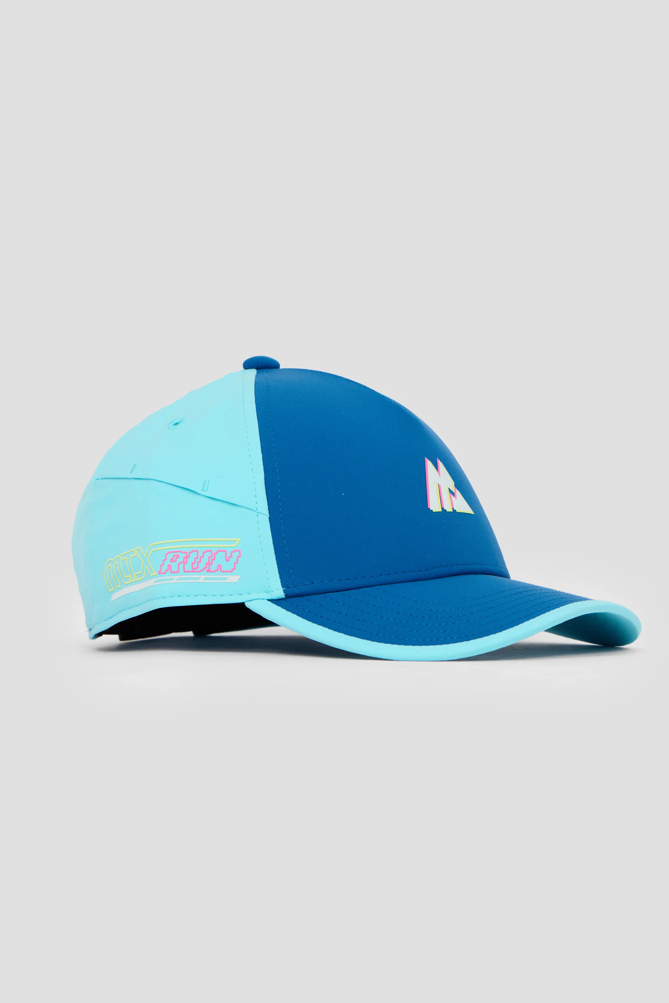 Junior MTX Run Turbo Cap - Cobalt/Neon Sky - Image 2