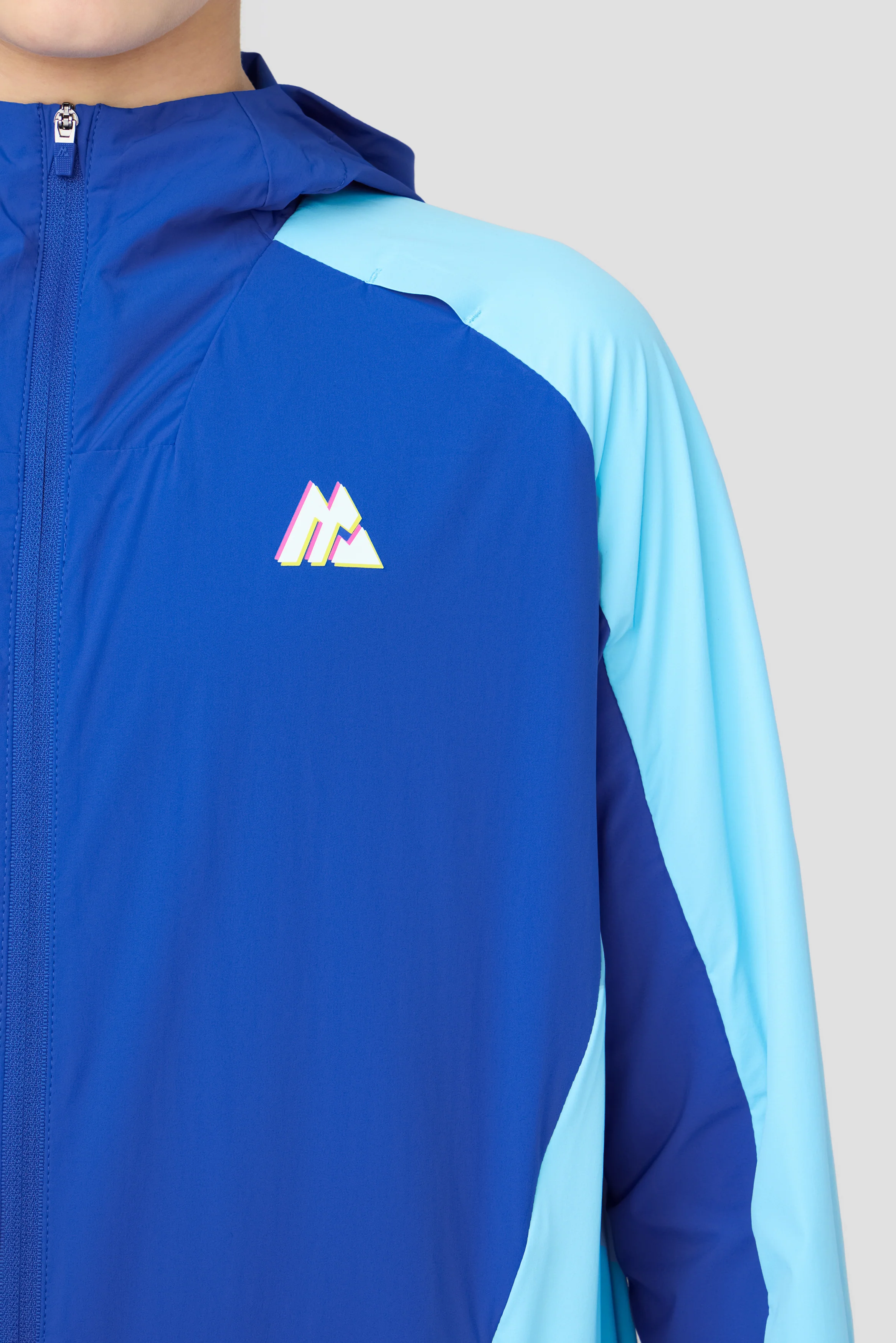 Boys MTX Run Turbo Jacket - Cobalt/Neon Sky - Image 3