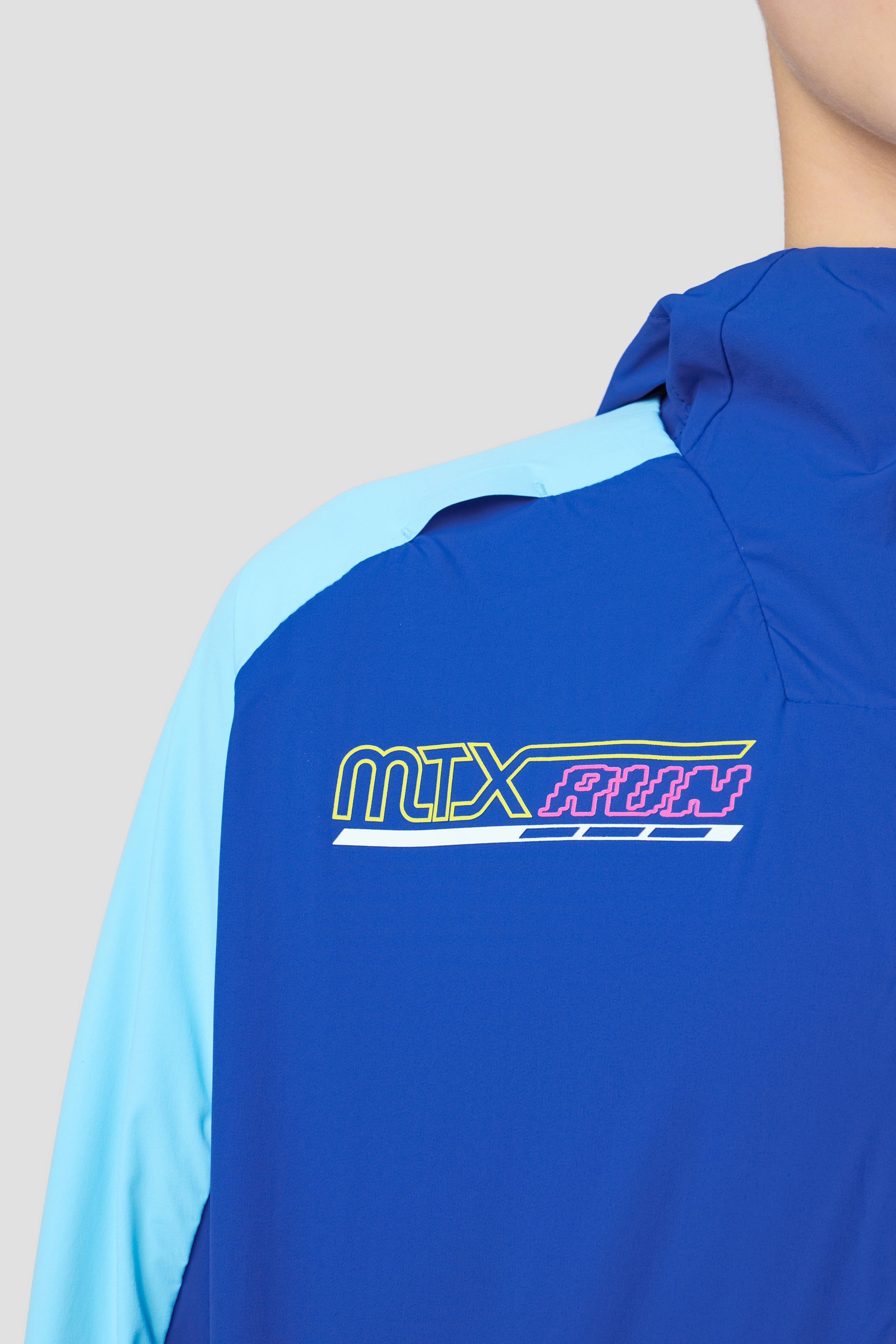 Boys MTX Run Turbo Jacket - Cobalt/Neon Sky - Image 4