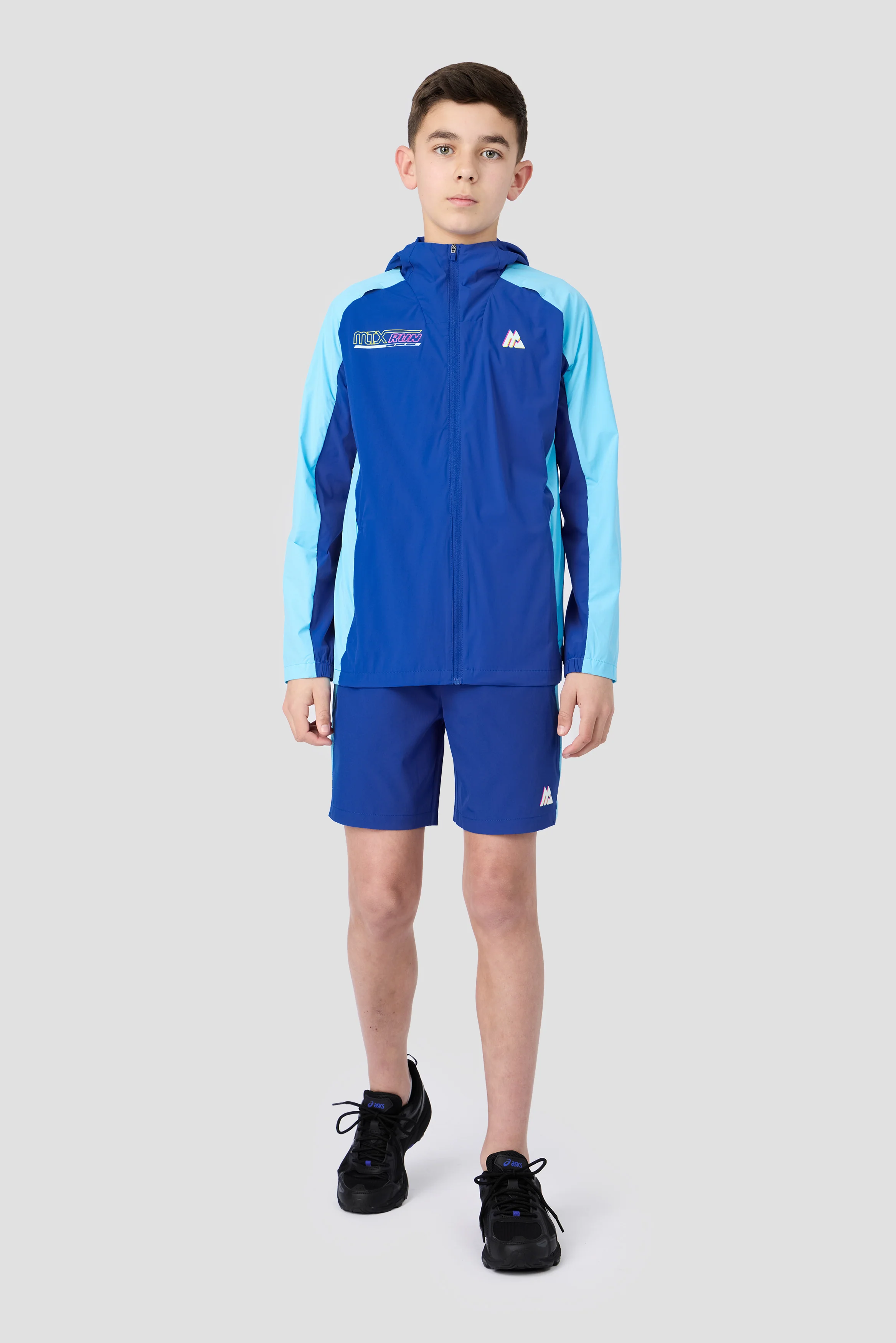 Boys MTX Run Turbo Jacket - Cobalt/Neon Sky - Image 8