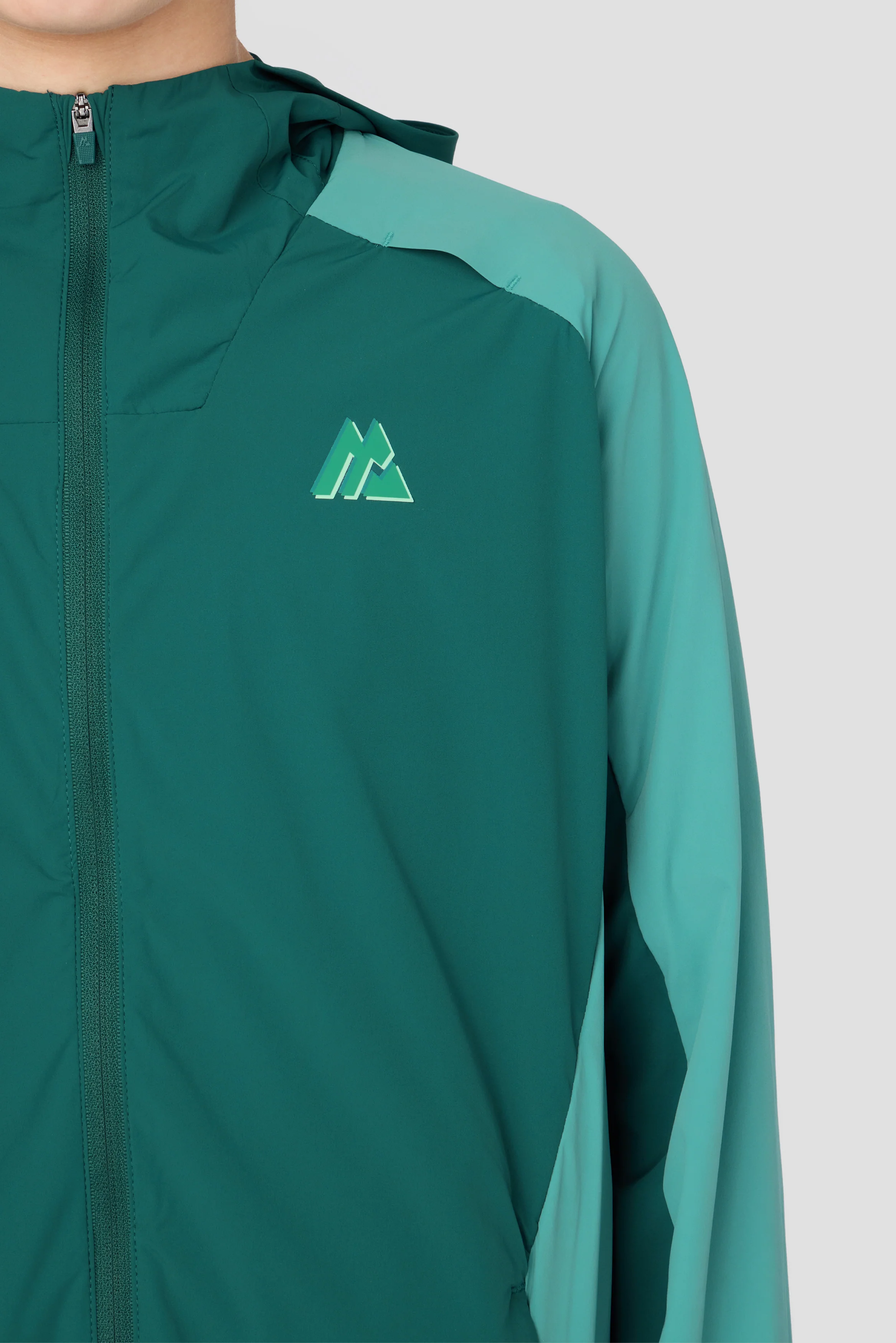 Boys MTX Run Turbo Jacket - Ocean Abyss/Steel Teal - Image 3