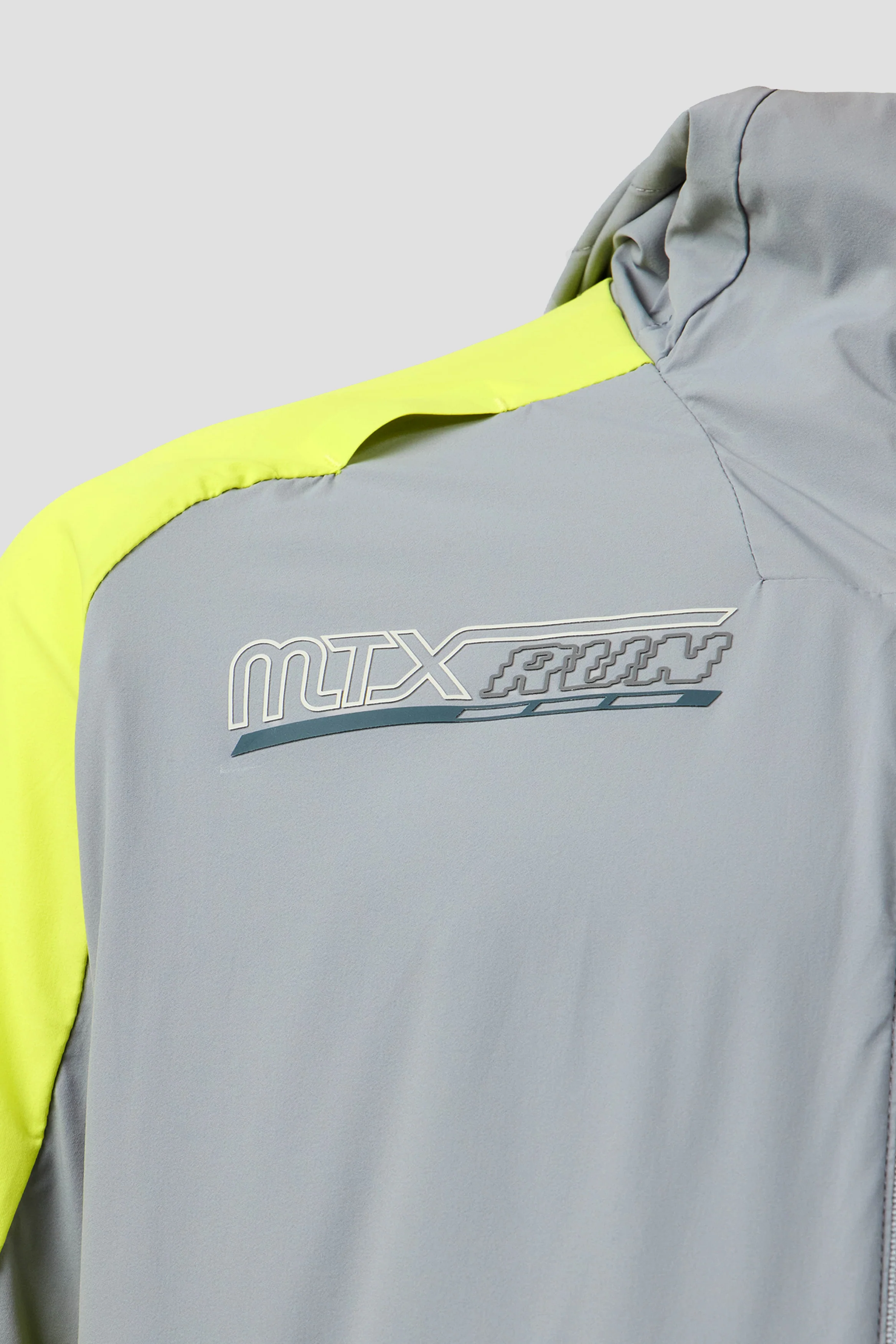Boys MTX Run Turbo Jacket - Platinum Grey/Electric Lime - Image 4