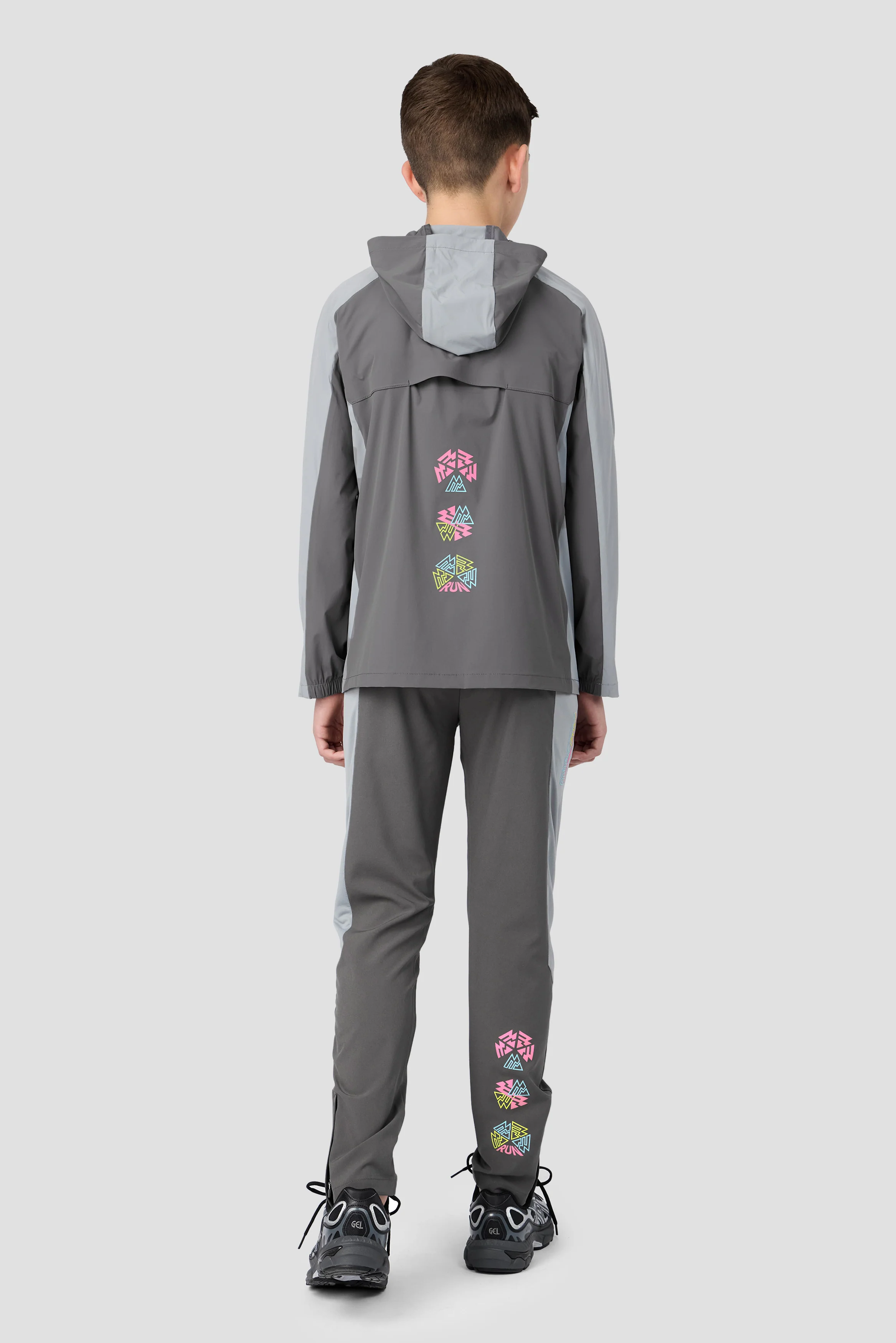 Boys MTX Run Turbo Pant - Cement Grey/Platinum Grey - Image 4