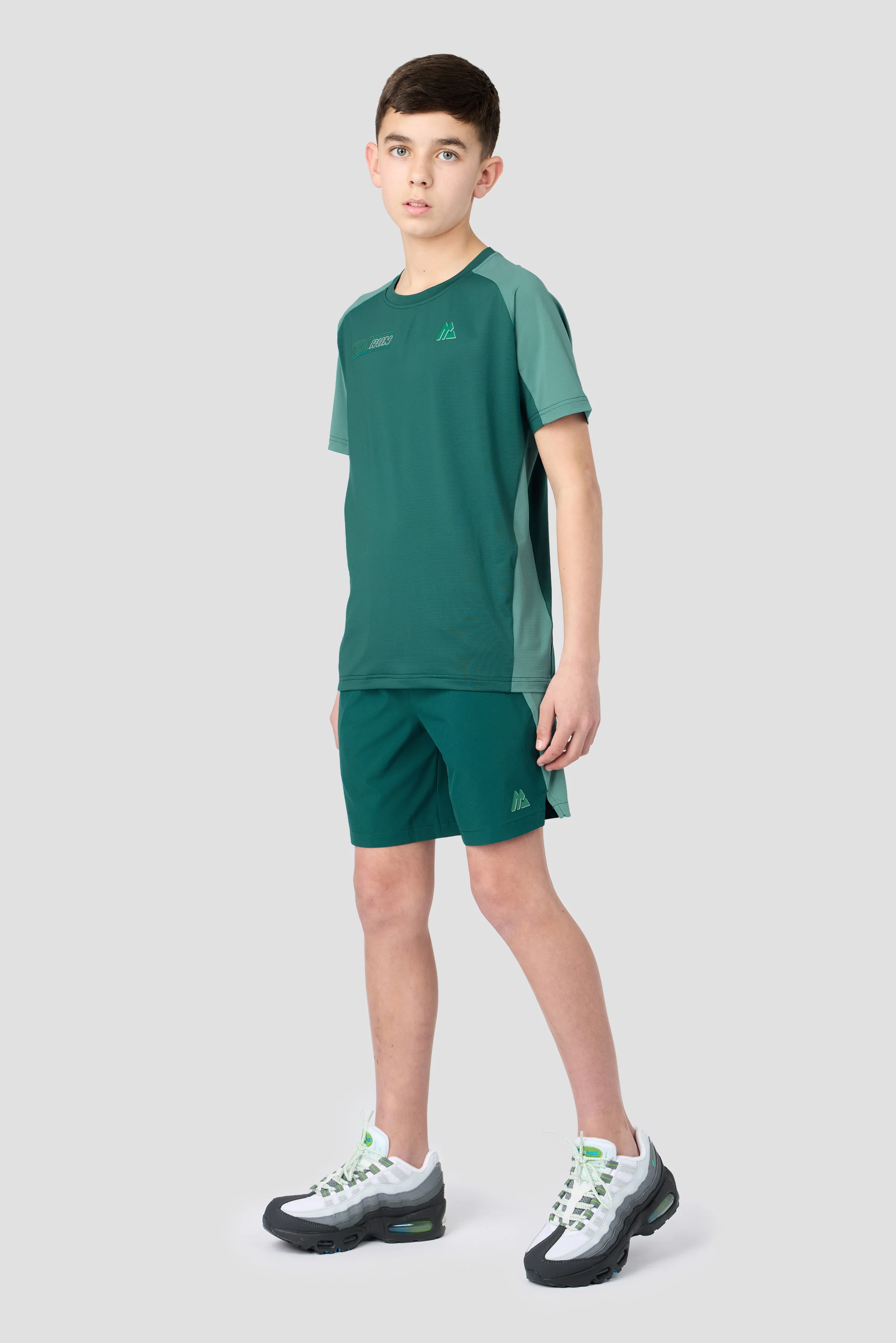 Boys MTX Run Turbo Short - Ocean Abyss/Steel Teal - Image 3