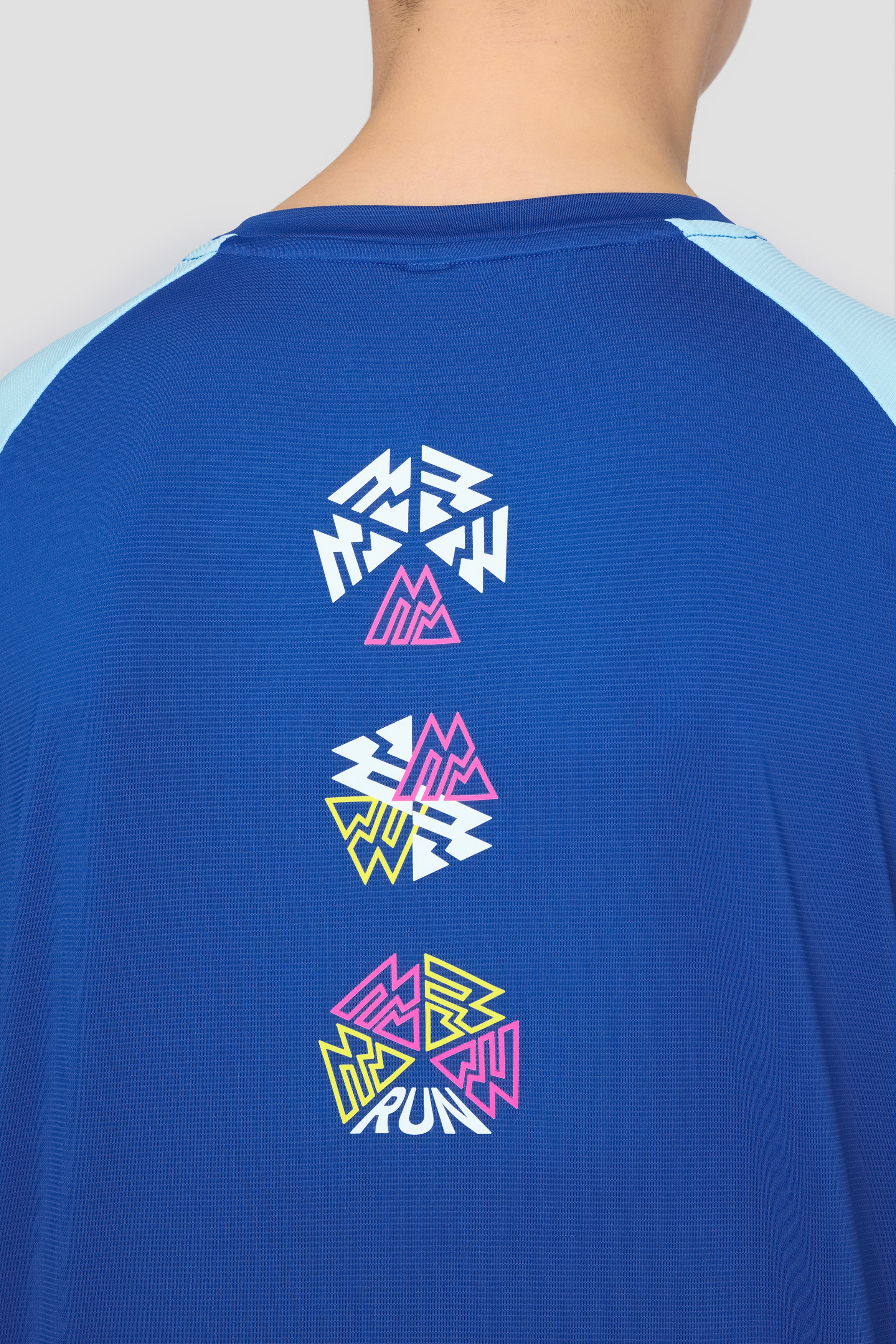 Boys MTX Run Turbo T-Shirt - Cobalt/Neon Sky - Image 5
