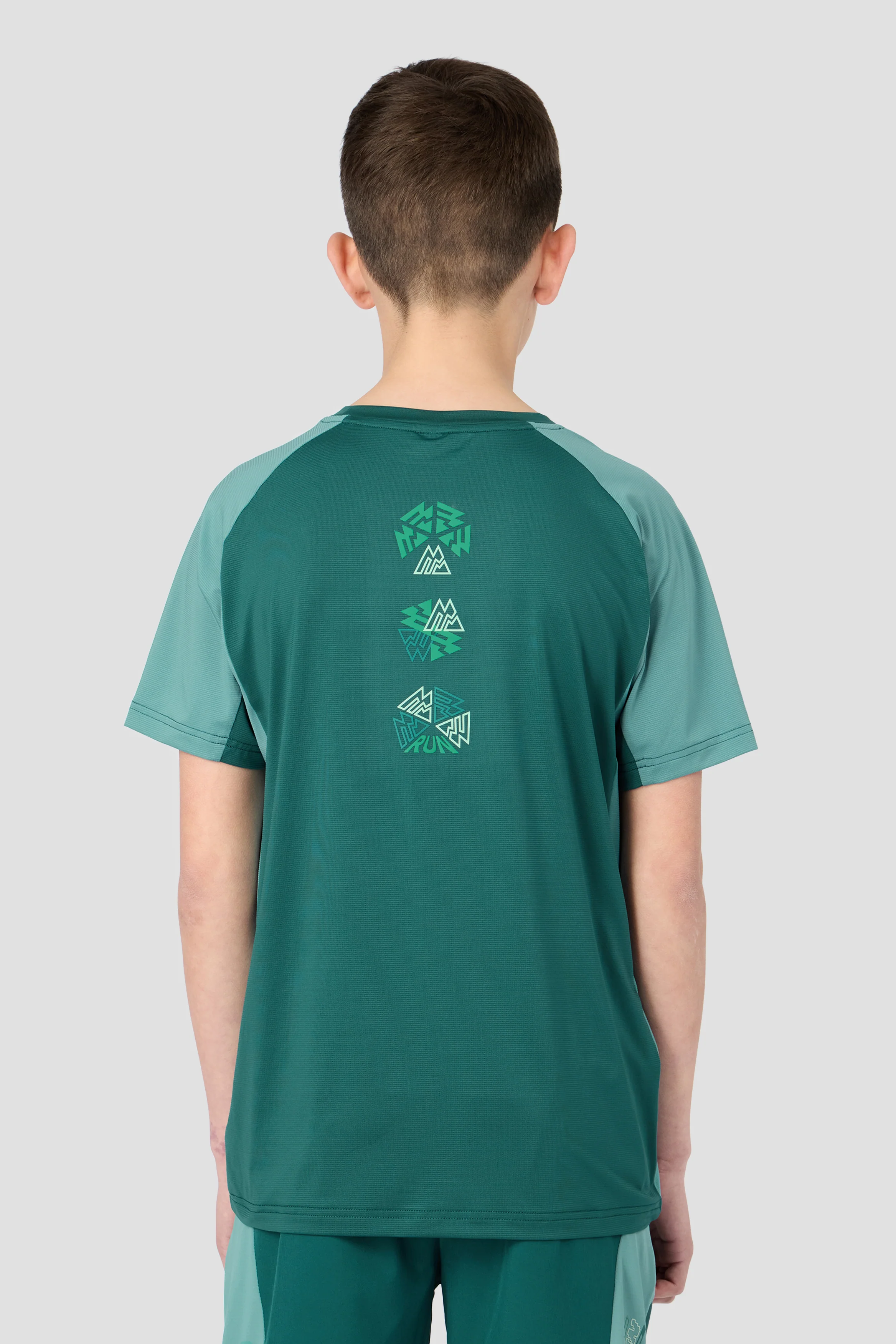 Boys MTX Run Turbo T-Shirt - Ocean Abyss/Steel Teal - Image 2