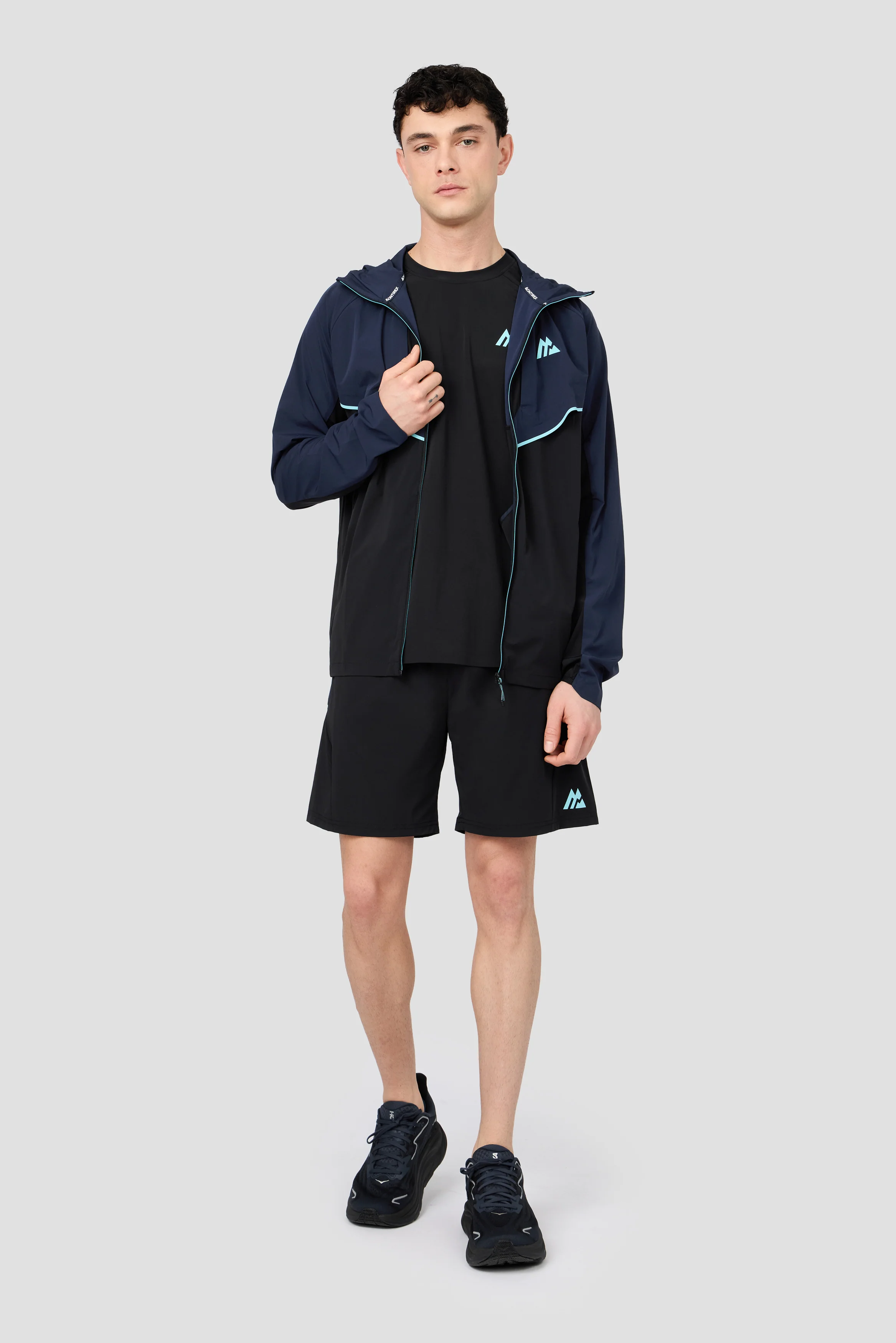 MTX Trail Traction T-Shirt - Black/Midnight Blue - Image 5
