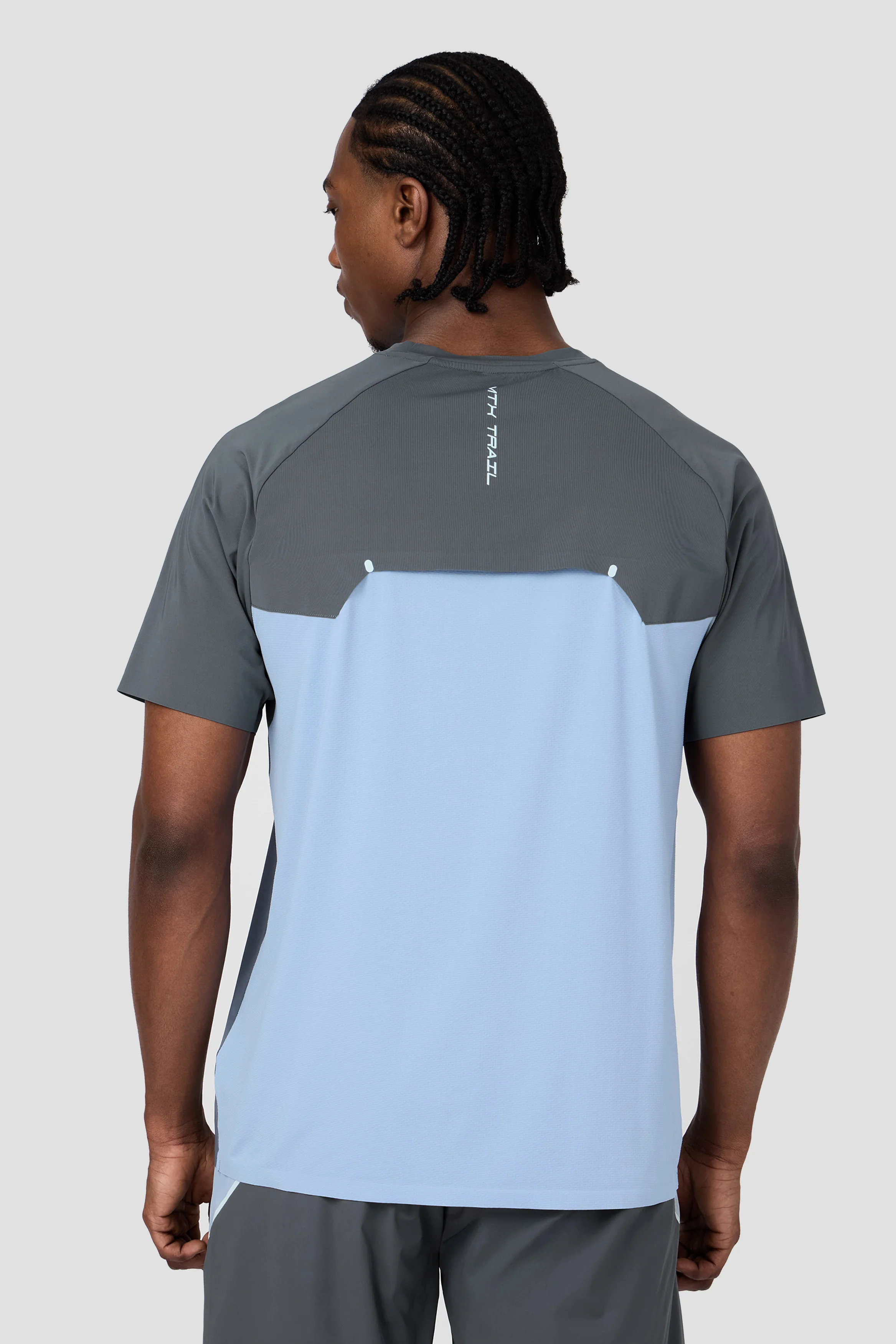 MTX Trail Traction T-Shirt - Slate Grey/Cloudy Blue - Image 2