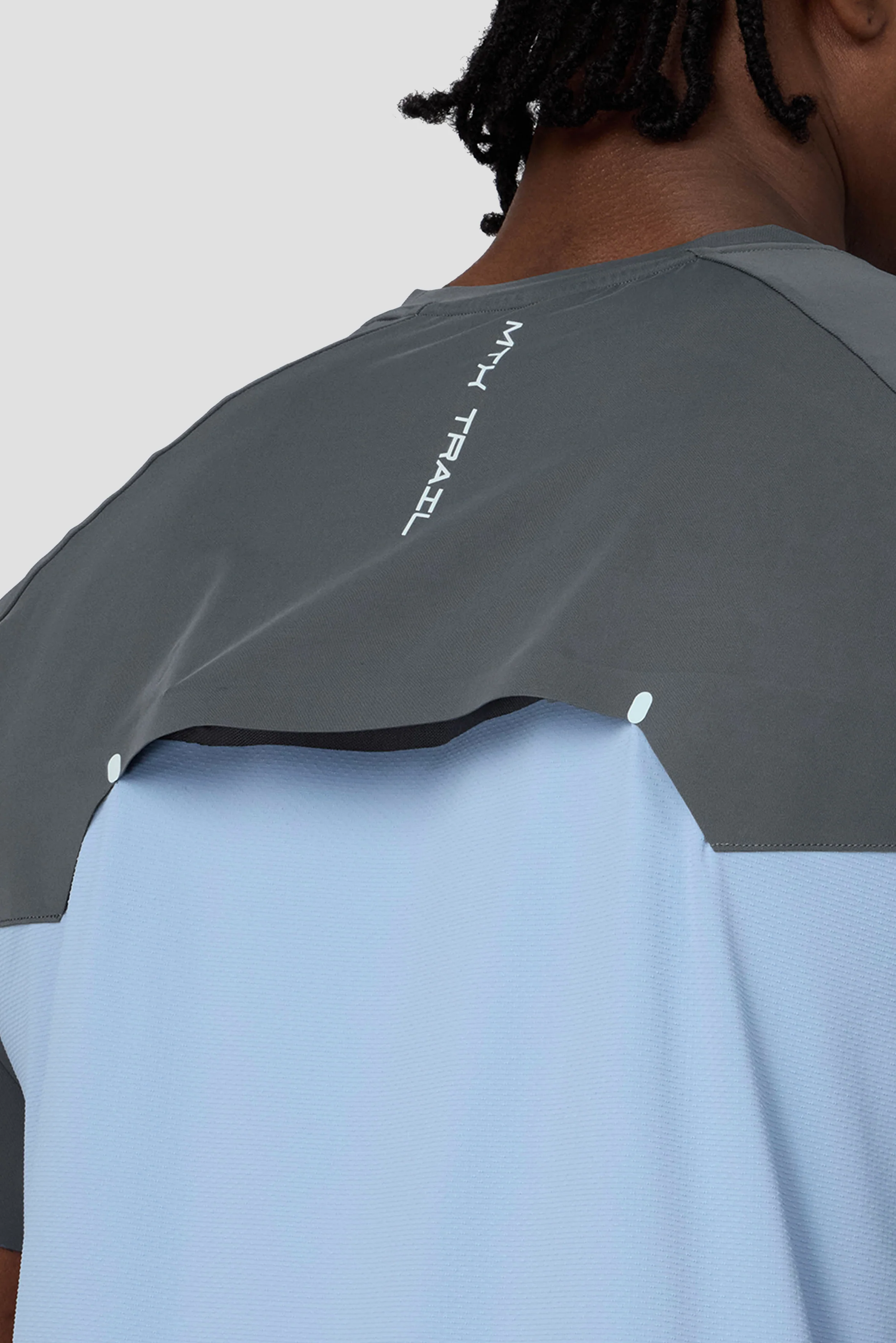 MTX Trail Traction T-Shirt - Slate Grey/Cloudy Blue - Image 4