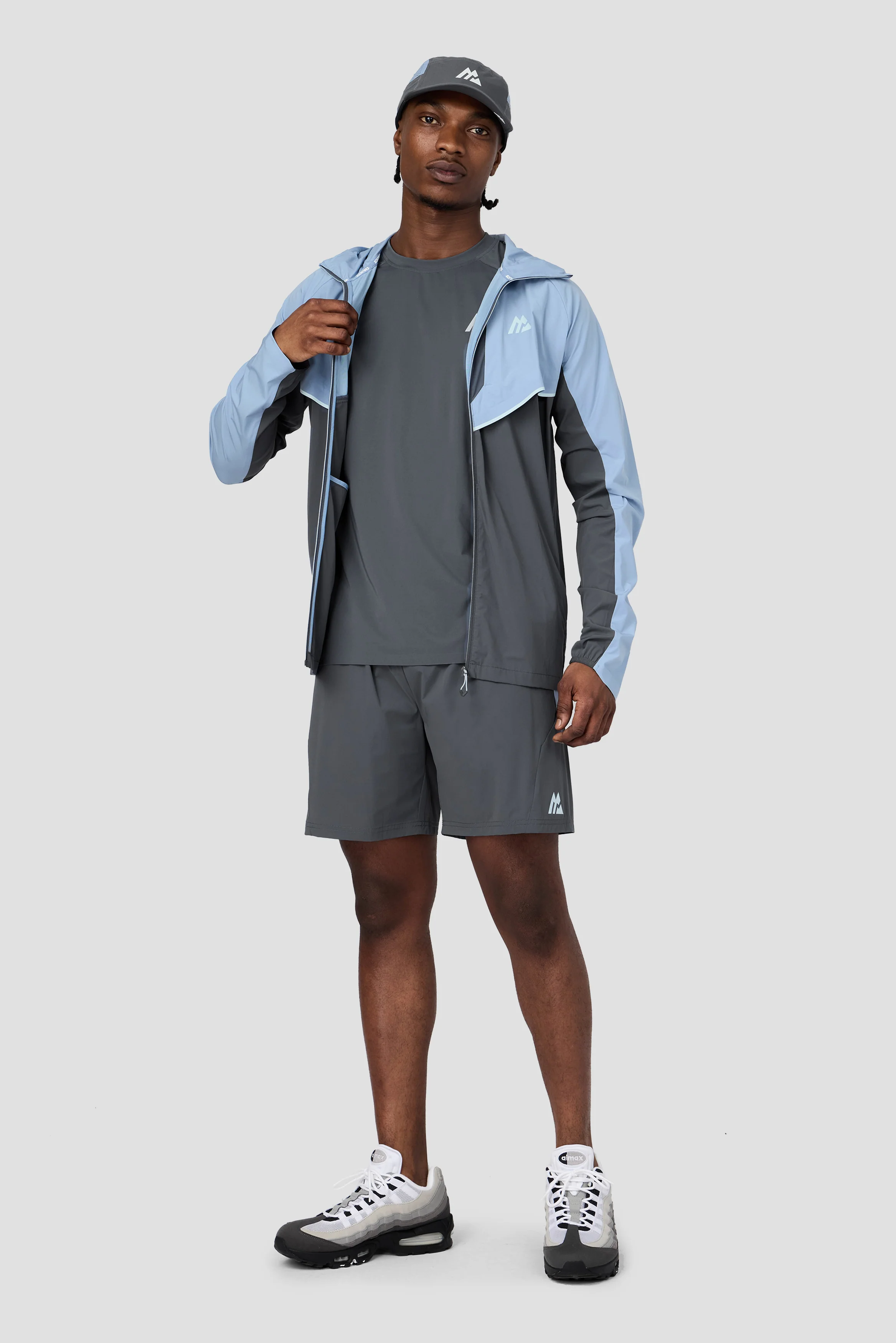 MTX Trail Traction T-Shirt - Slate Grey/Cloudy Blue - Image 5
