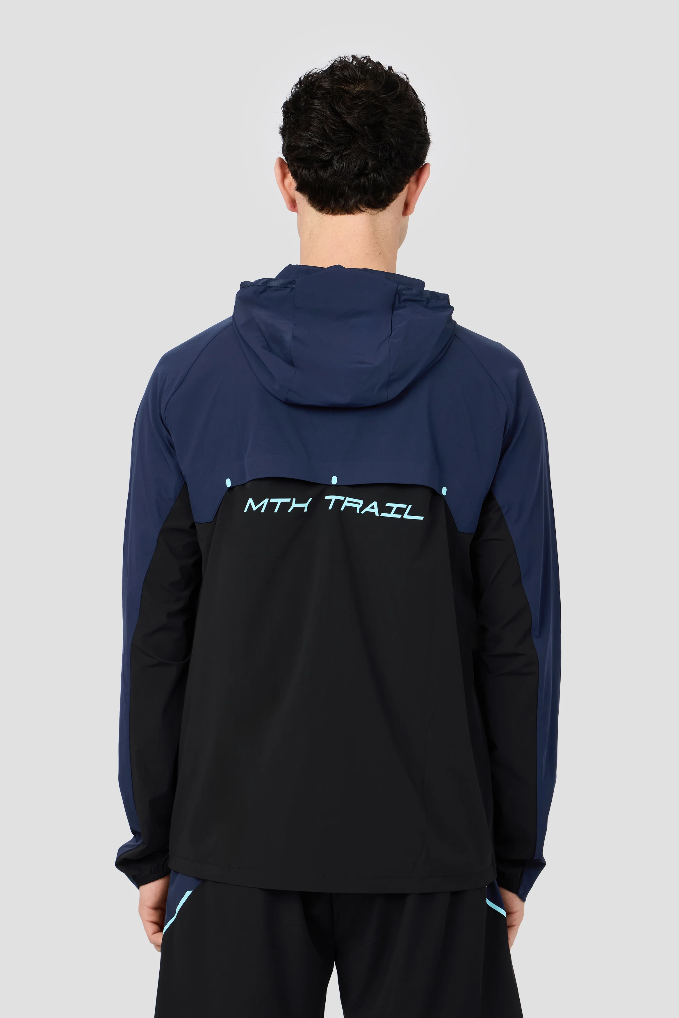 MTX Trail Traction Windbreaker - Black/Midnight Blue - Image 2
