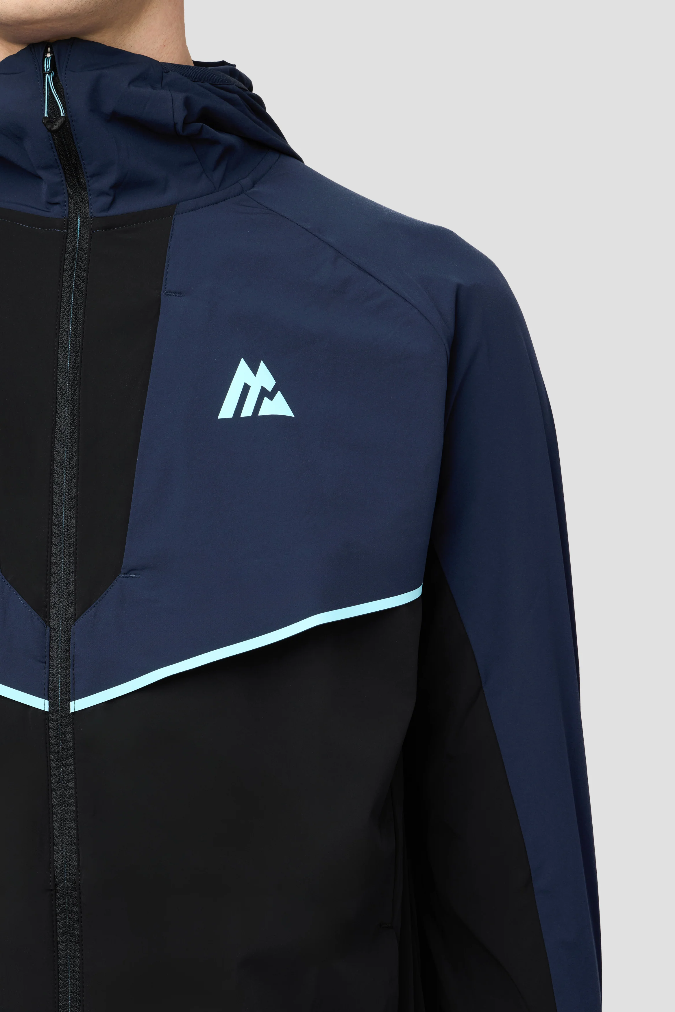 MTX Trail Traction Windbreaker - Black/Midnight Blue - Image 3
