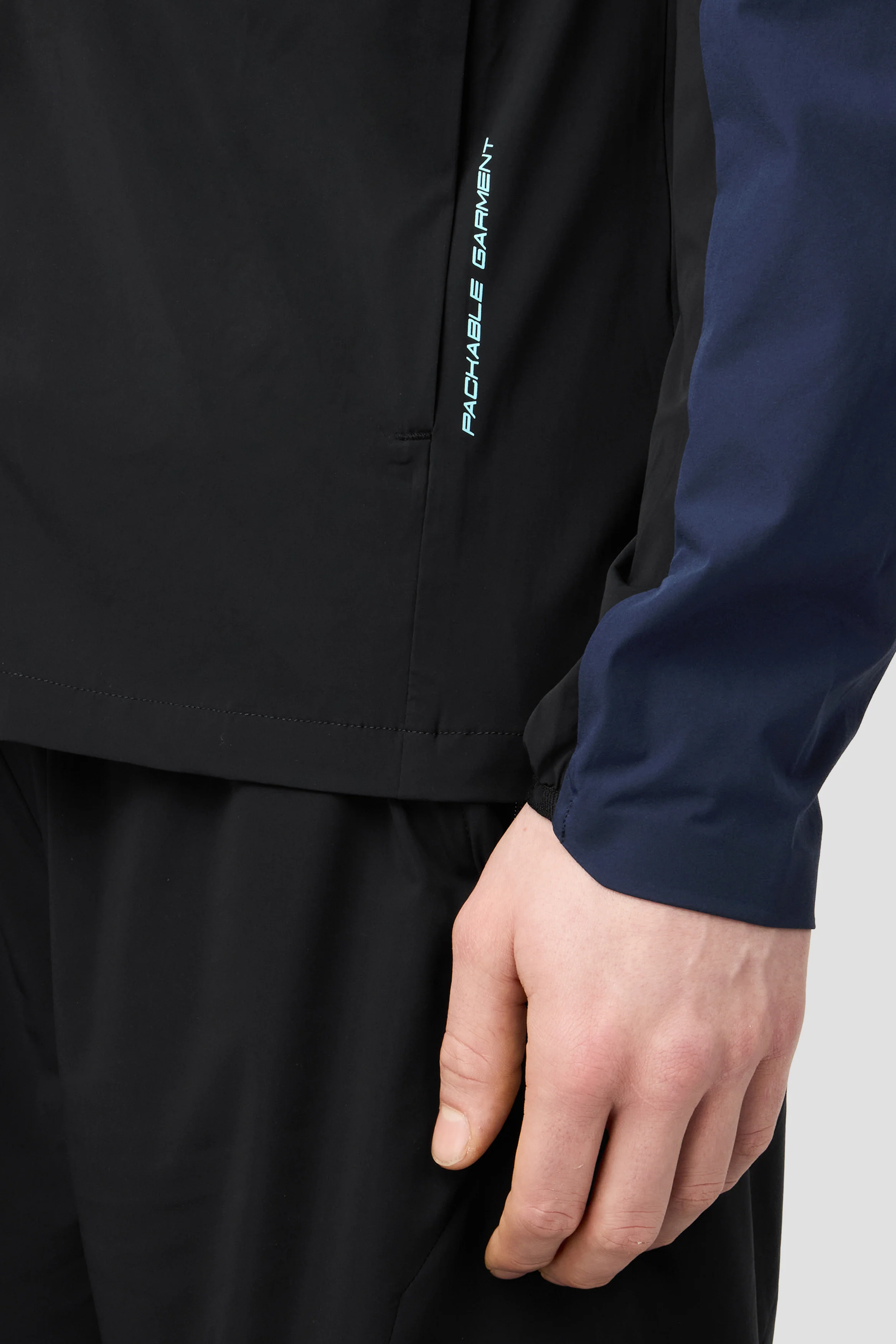 MTX Trail Traction Windbreaker - Black/Midnight Blue - Image 4
