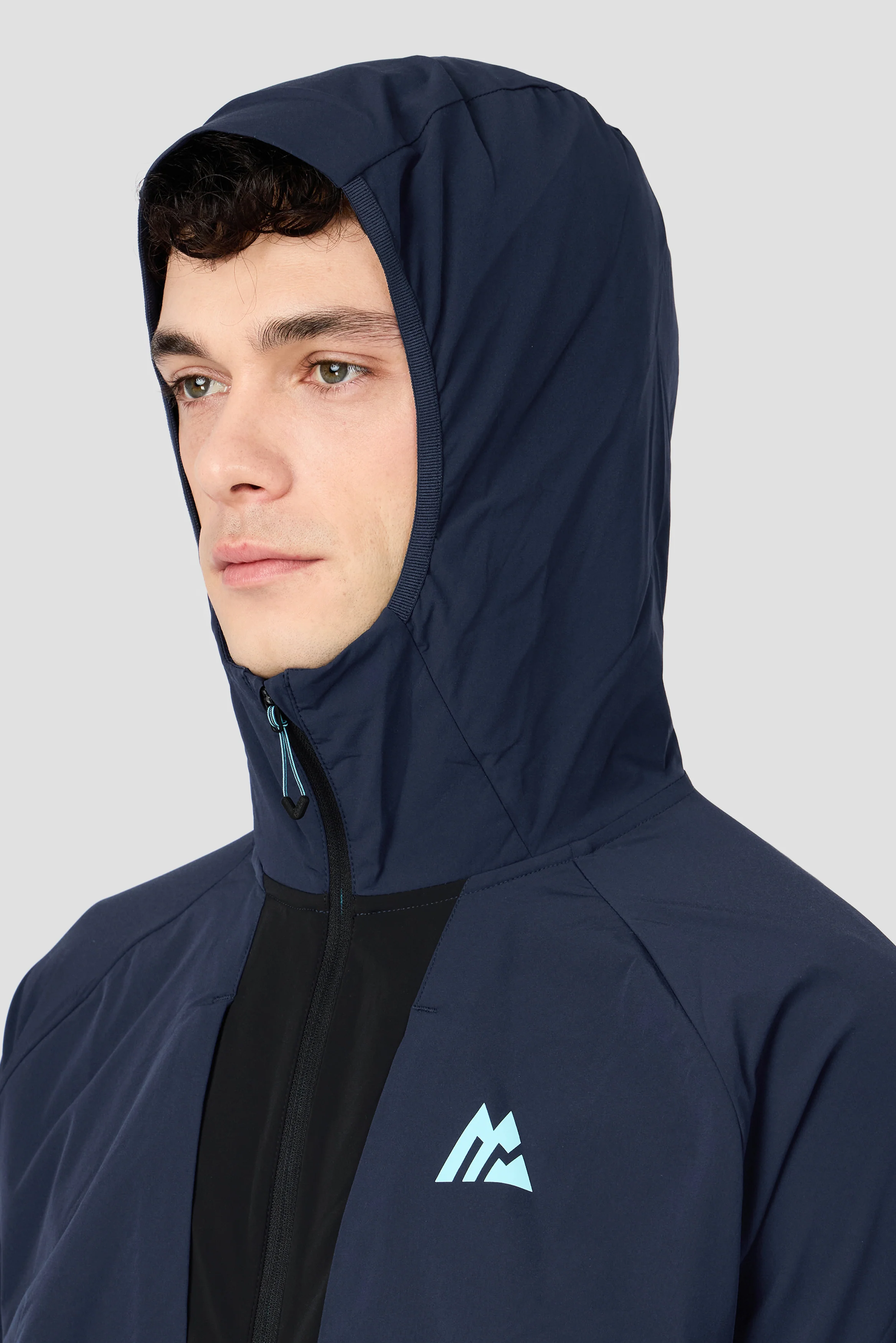 MTX Trail Traction Windbreaker - Black/Midnight Blue - Image 7