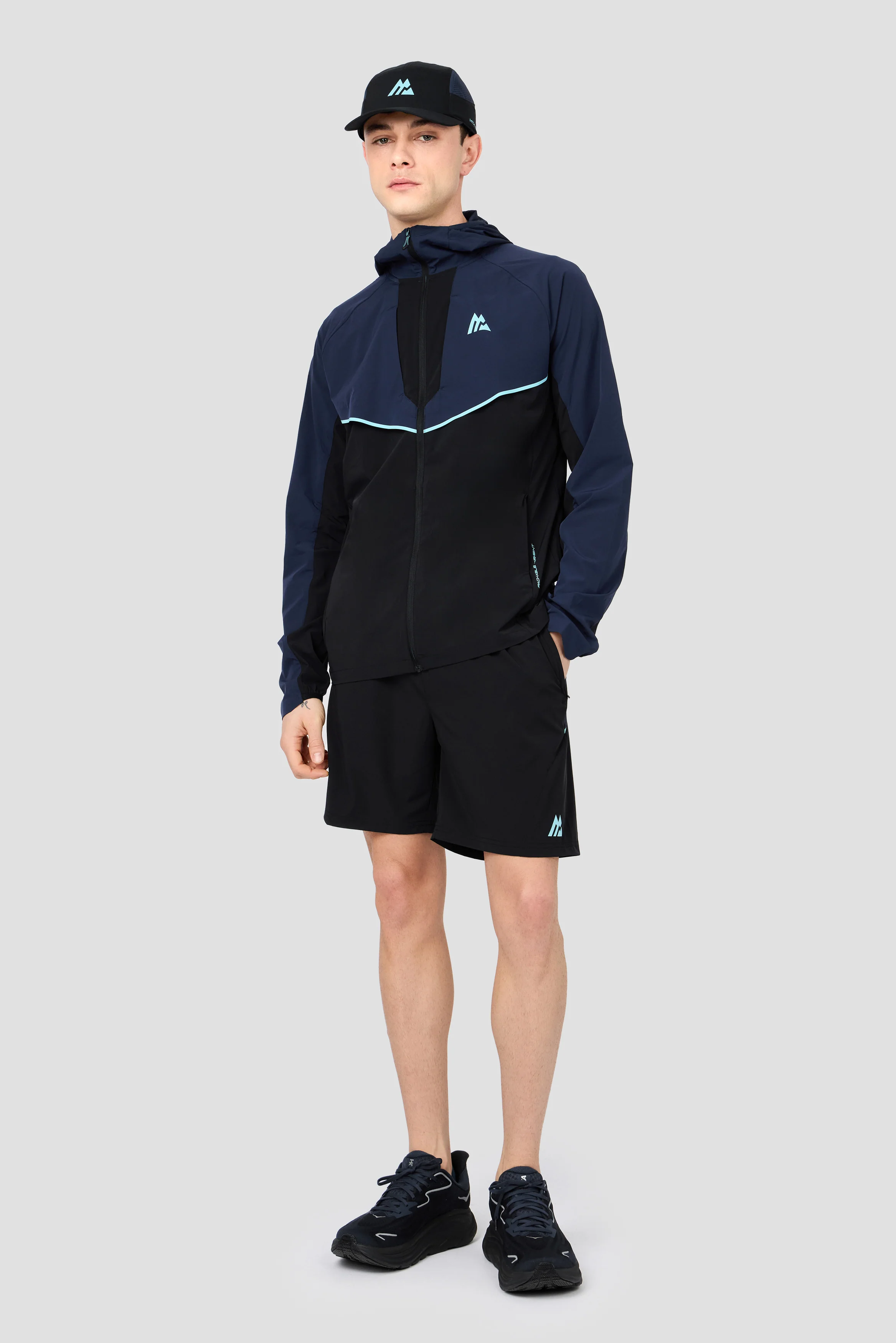 MTX Trail Traction Windbreaker - Black/Midnight Blue - Image 9