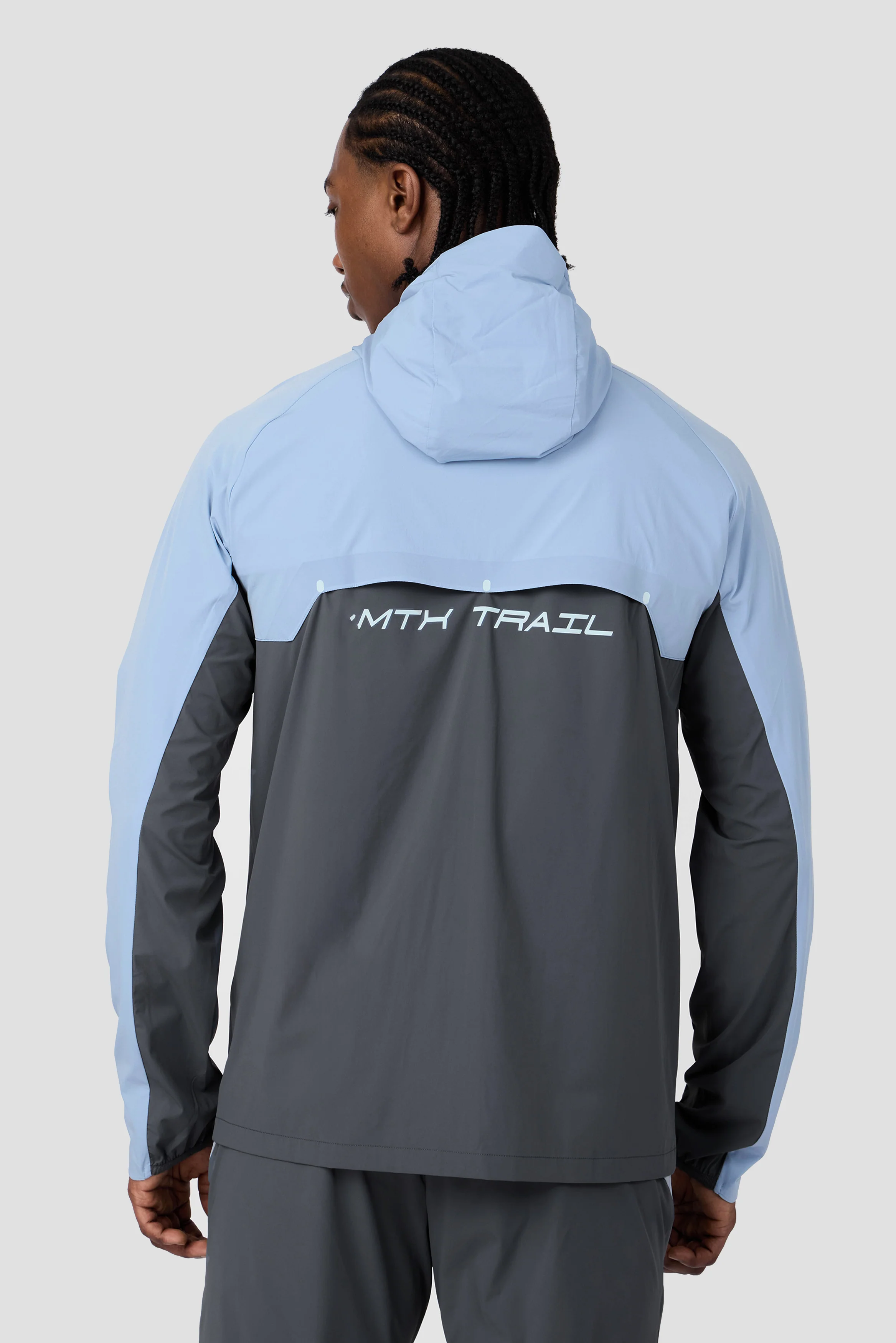 MTX Trail Traction Windbreaker - Cloudy Blue/Slate Grey - Image 2