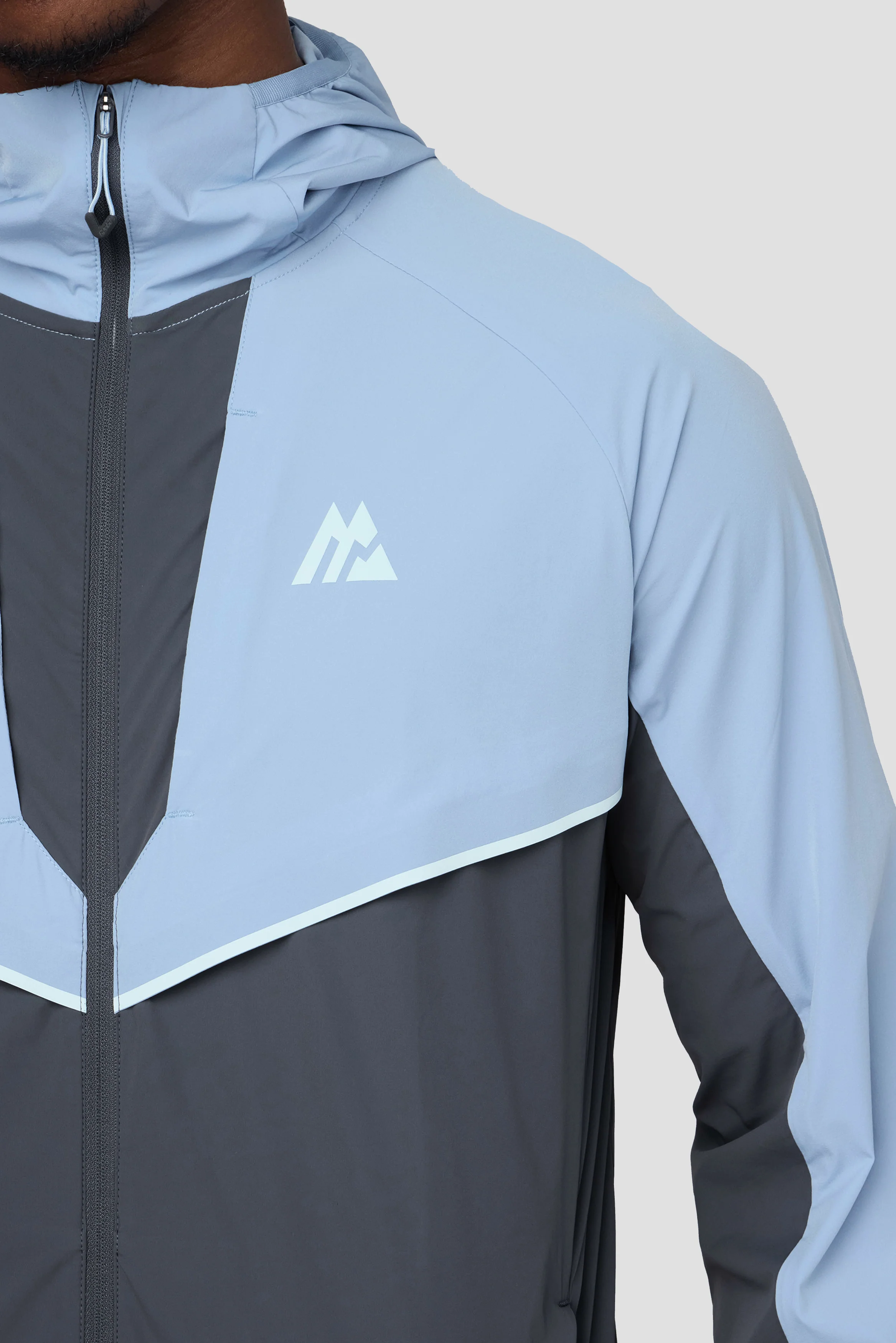 MTX Trail Traction Windbreaker - Cloudy Blue/Slate Grey - Image 3