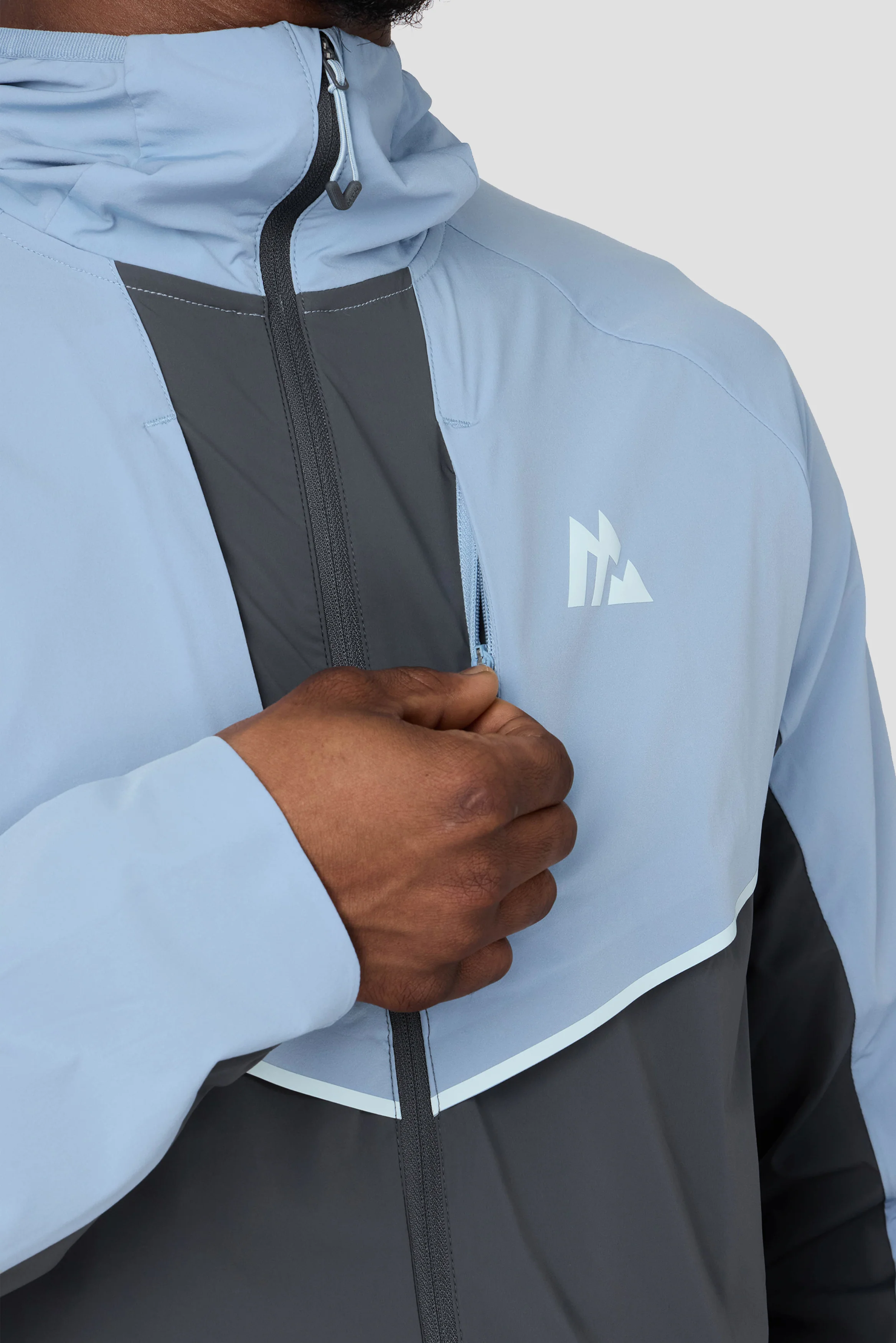 MTX Trail Traction Windbreaker - Cloudy Blue/Slate Grey - Image 5