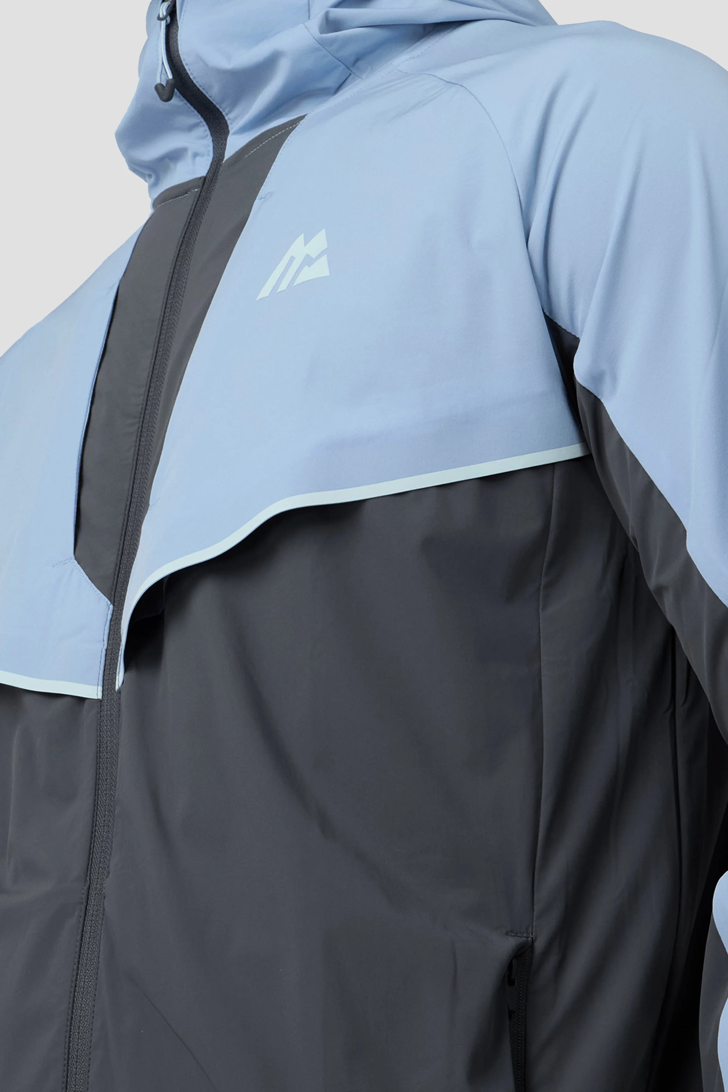 MTX Trail Traction Windbreaker - Cloudy Blue/Slate Grey - Image 6