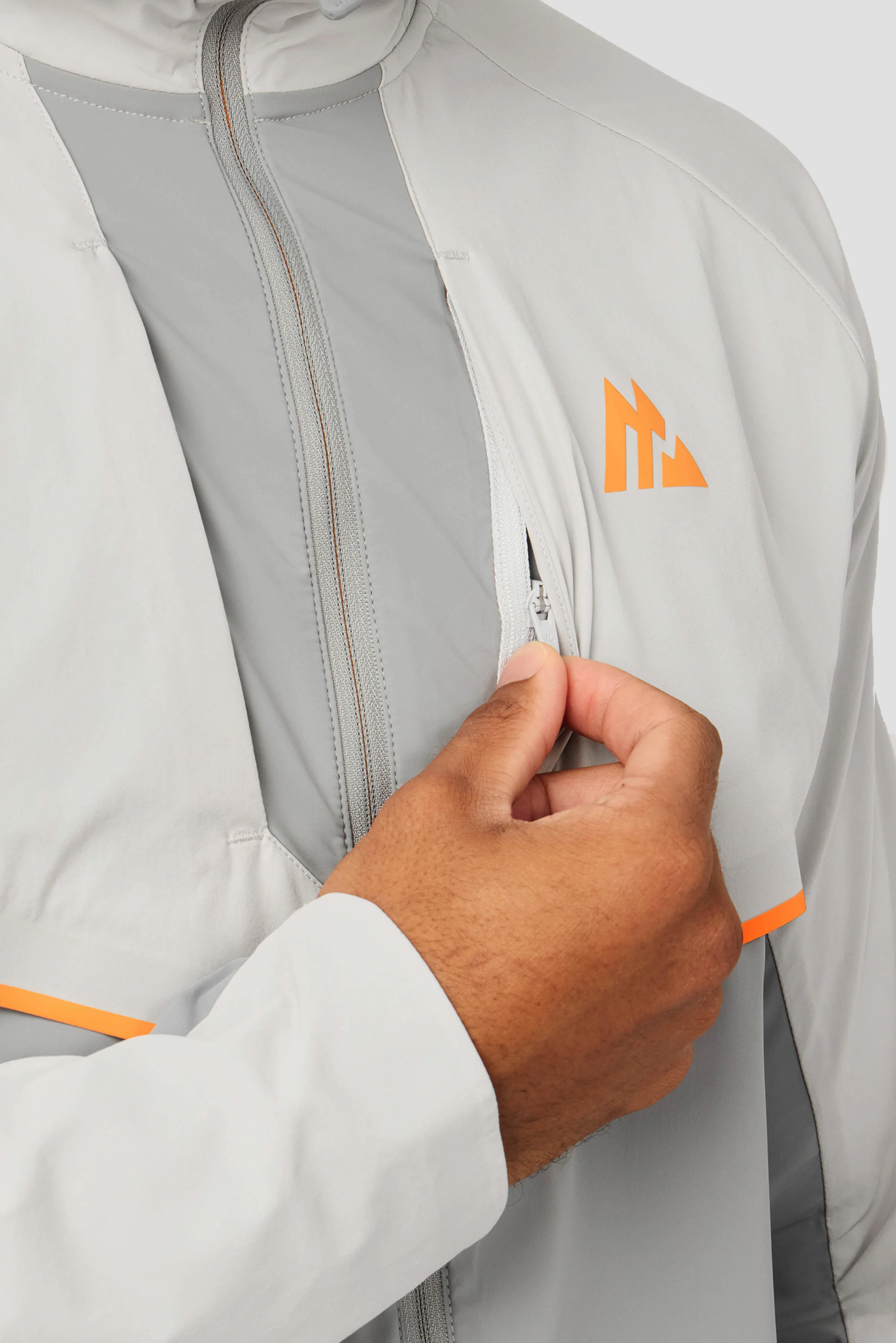 MTX Trail Traction Windbreaker - Light Smoke Grey/Platinum Grey - Image 5