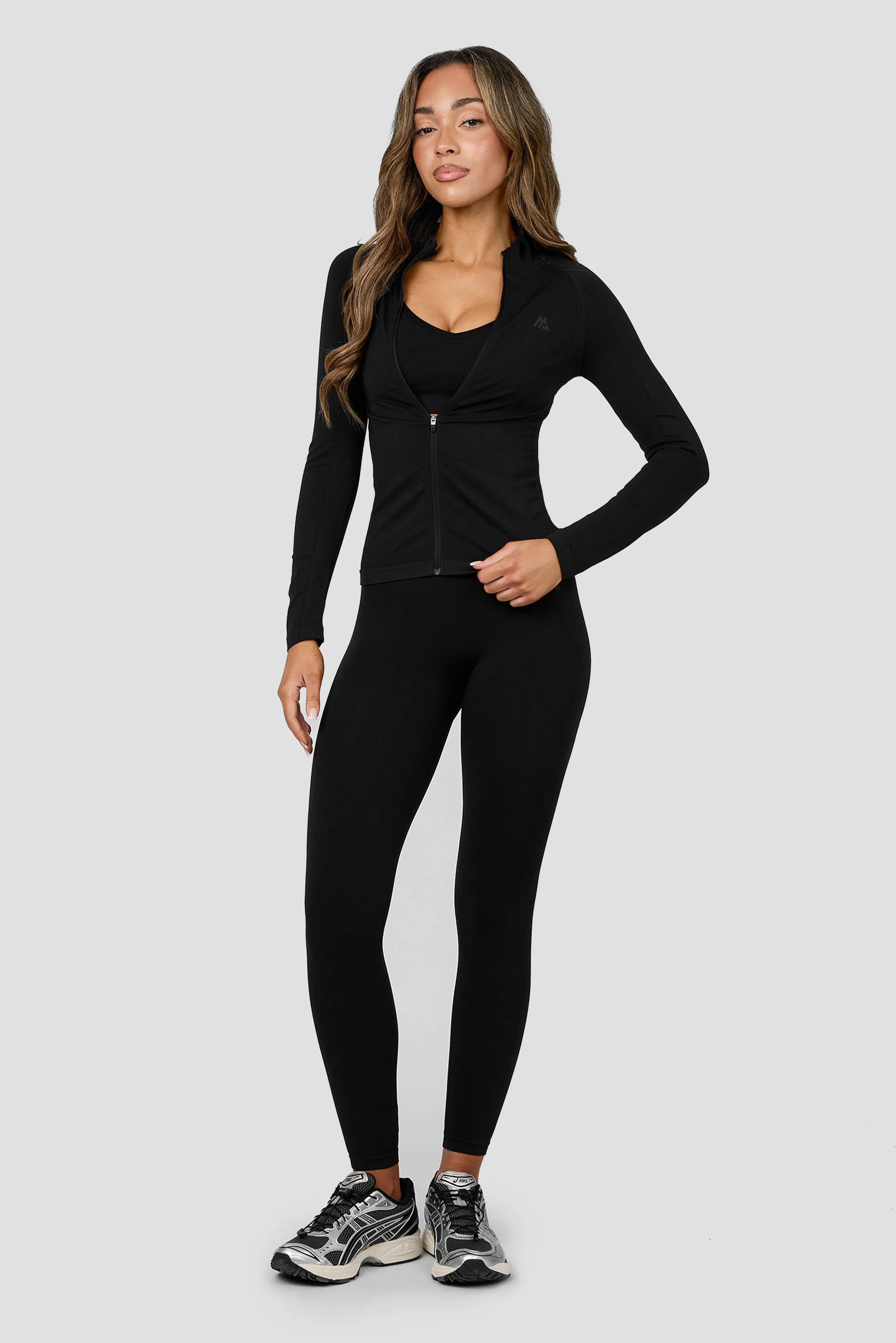 Muse Seamless Full Zip - Black - Image 4