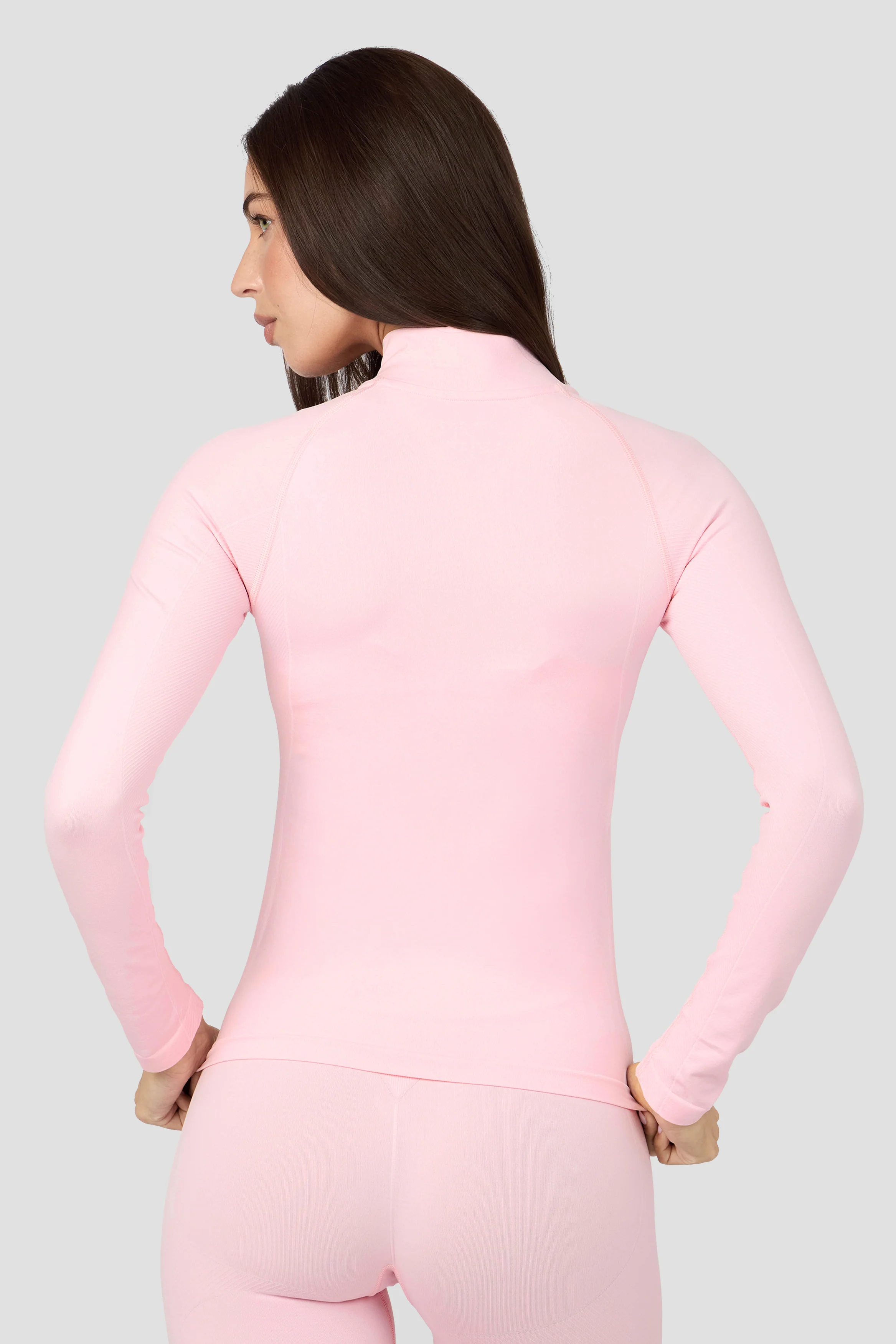 Muse Seamless Full Zip - Light Pink - Image 2