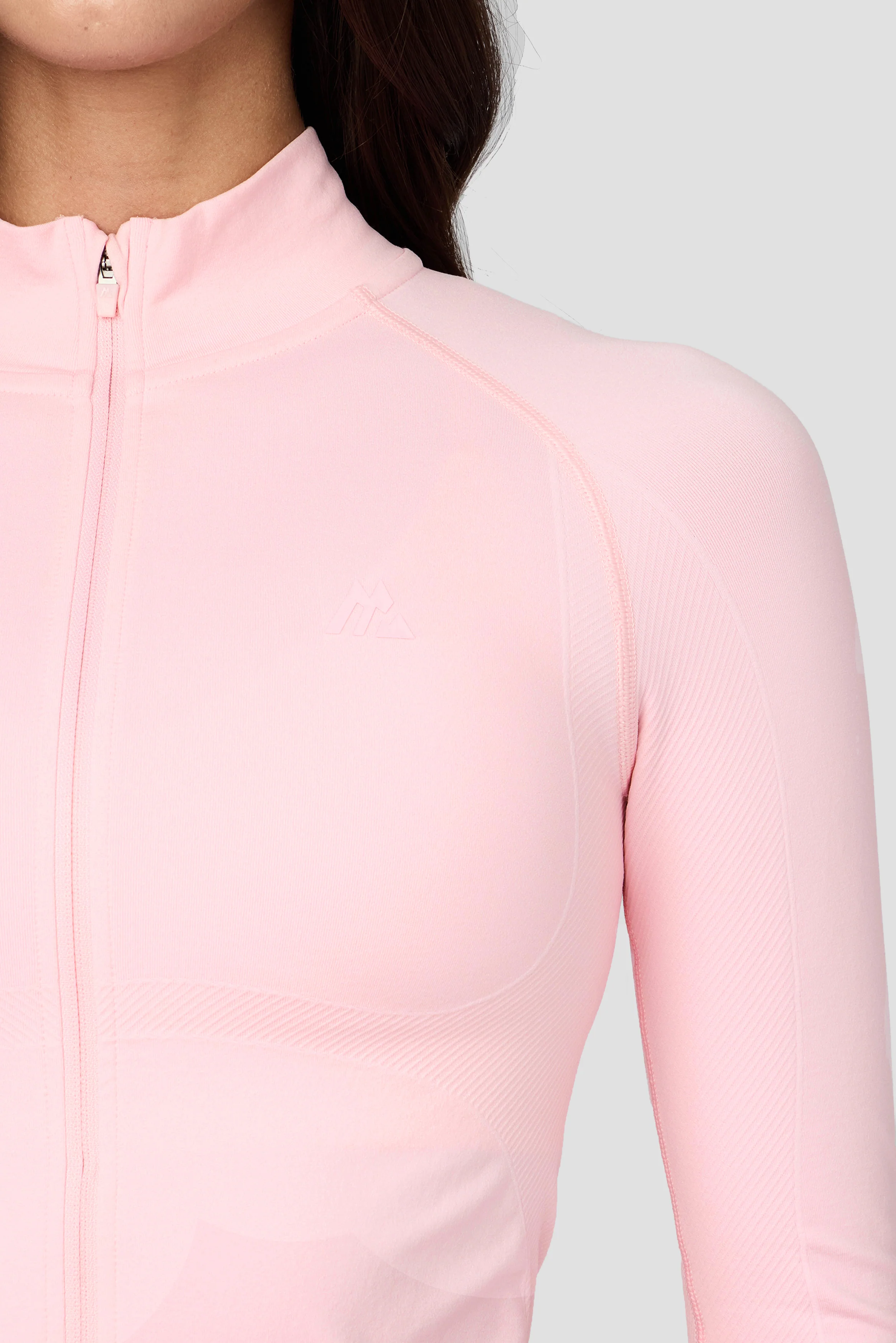 Muse Seamless Full Zip - Light Pink - Image 3