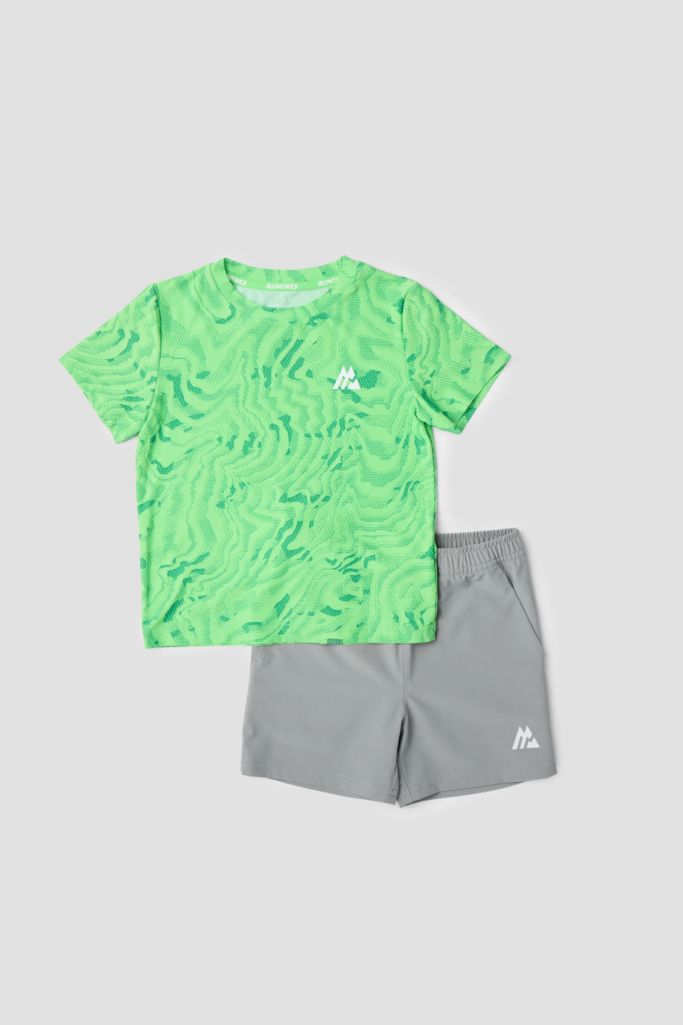 Infant Boys Navigate T-Shirt & Short Set - Chameleon/Spruce Green/Platinum Grey - Image 4