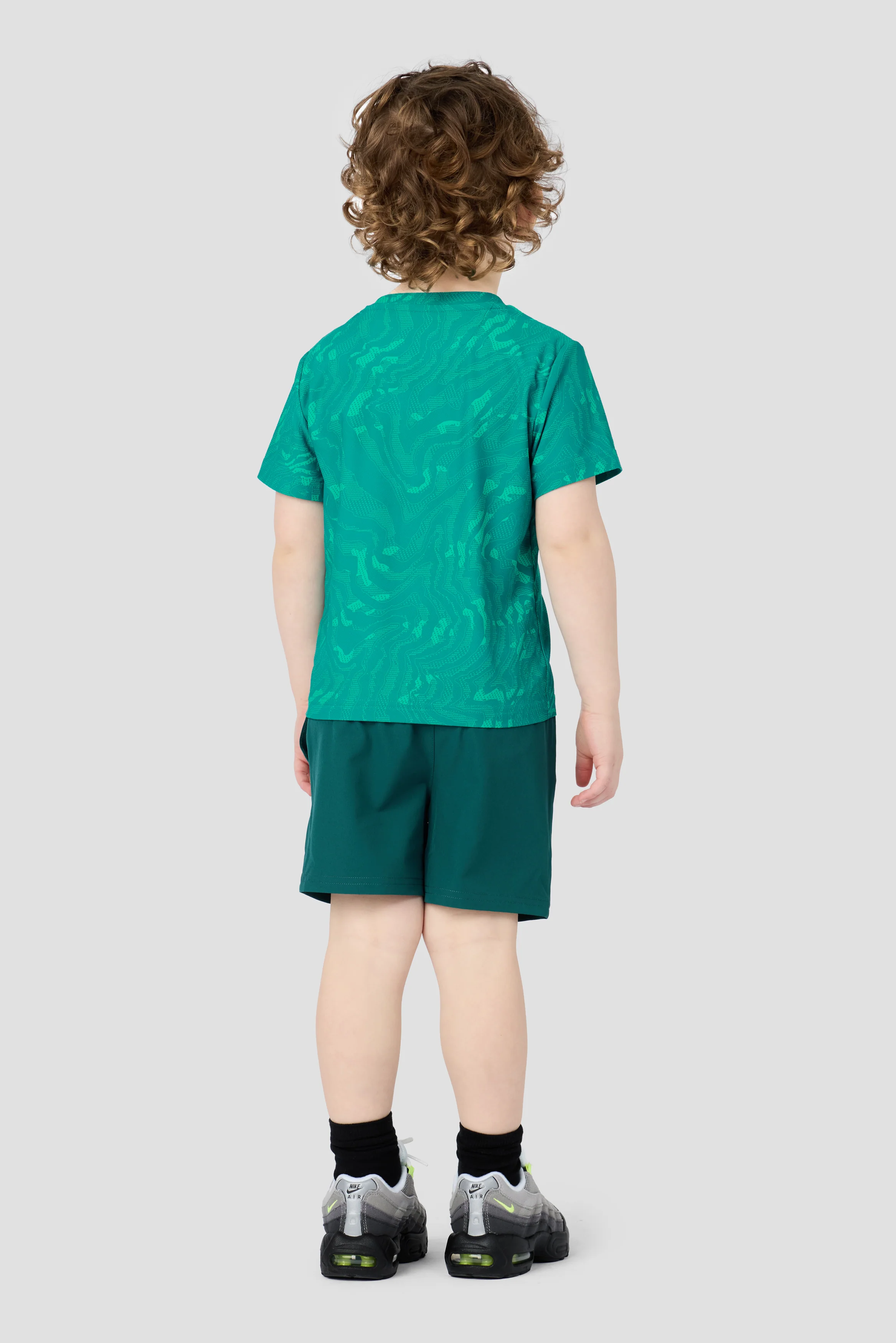 Infant Boys Navigate T-Shirt/Short - Lagoon Green/Cyber Jade/Ocean Abyss - Image 2
