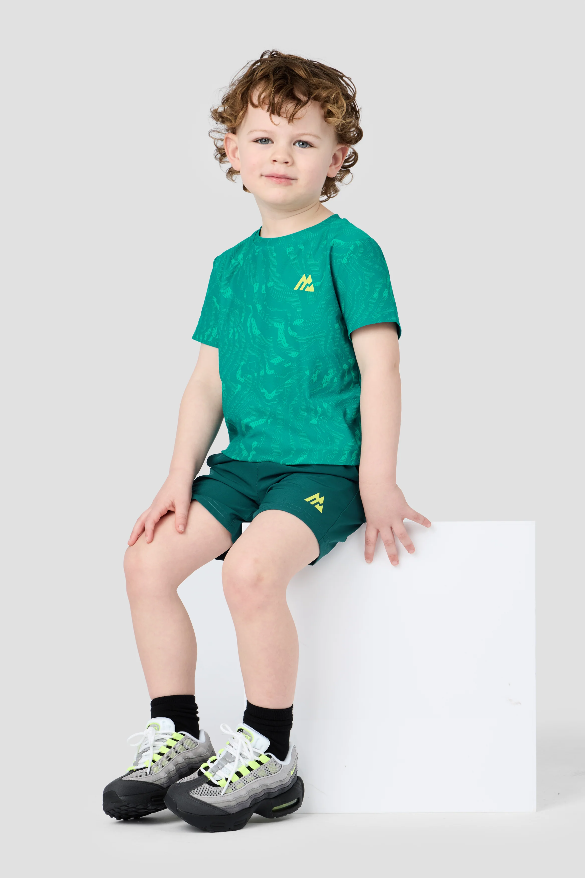 Infant Boys Navigate T-Shirt/Short - Lagoon Green/Cyber Jade/Ocean Abyss - Image 3