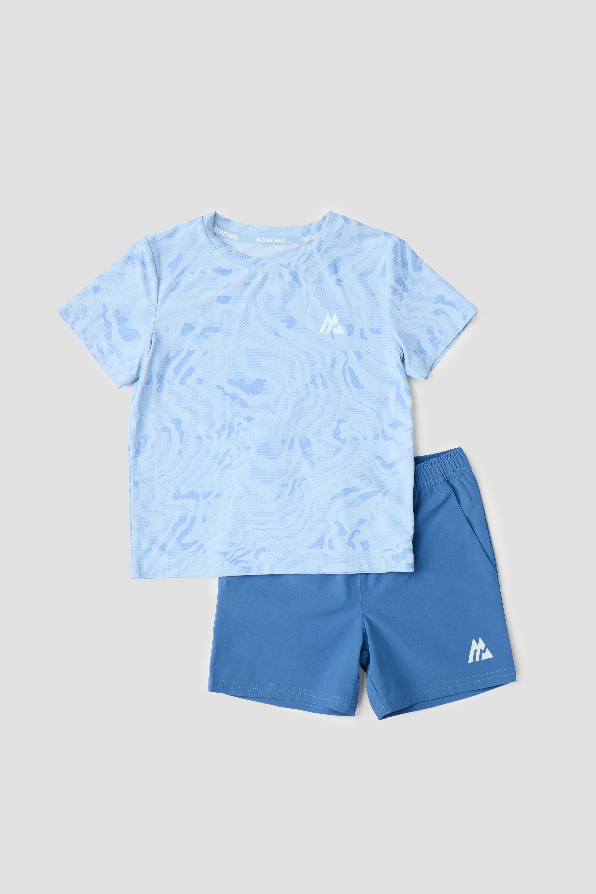 Infant Boys Navigate T-Shirt & Short Set - Summer Mist/Cloudy Blue/Charcoal Blue - Image 4