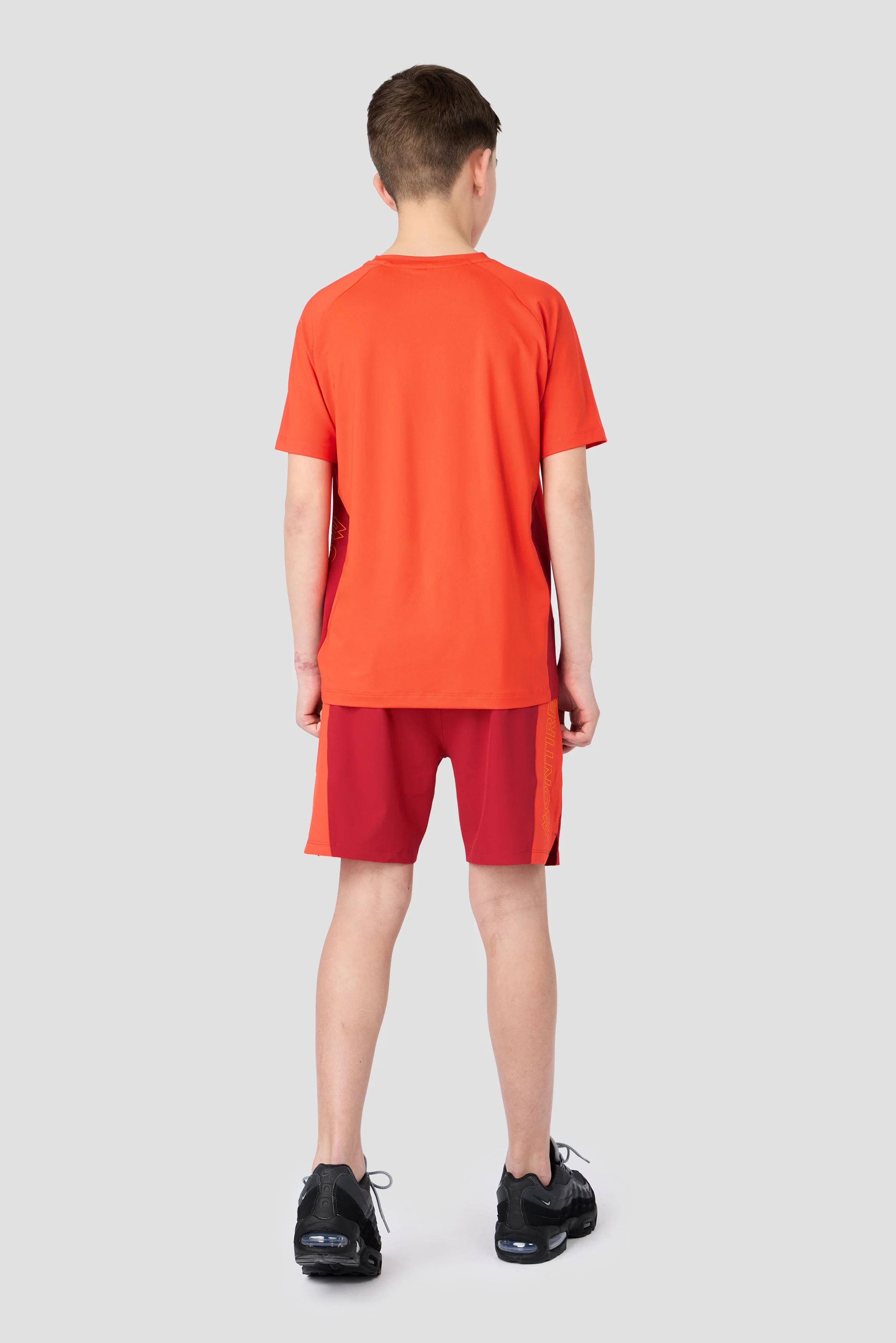 Boys Optic Short - Cranberry/Blazing Orange/Tangerine Glow - Image 4