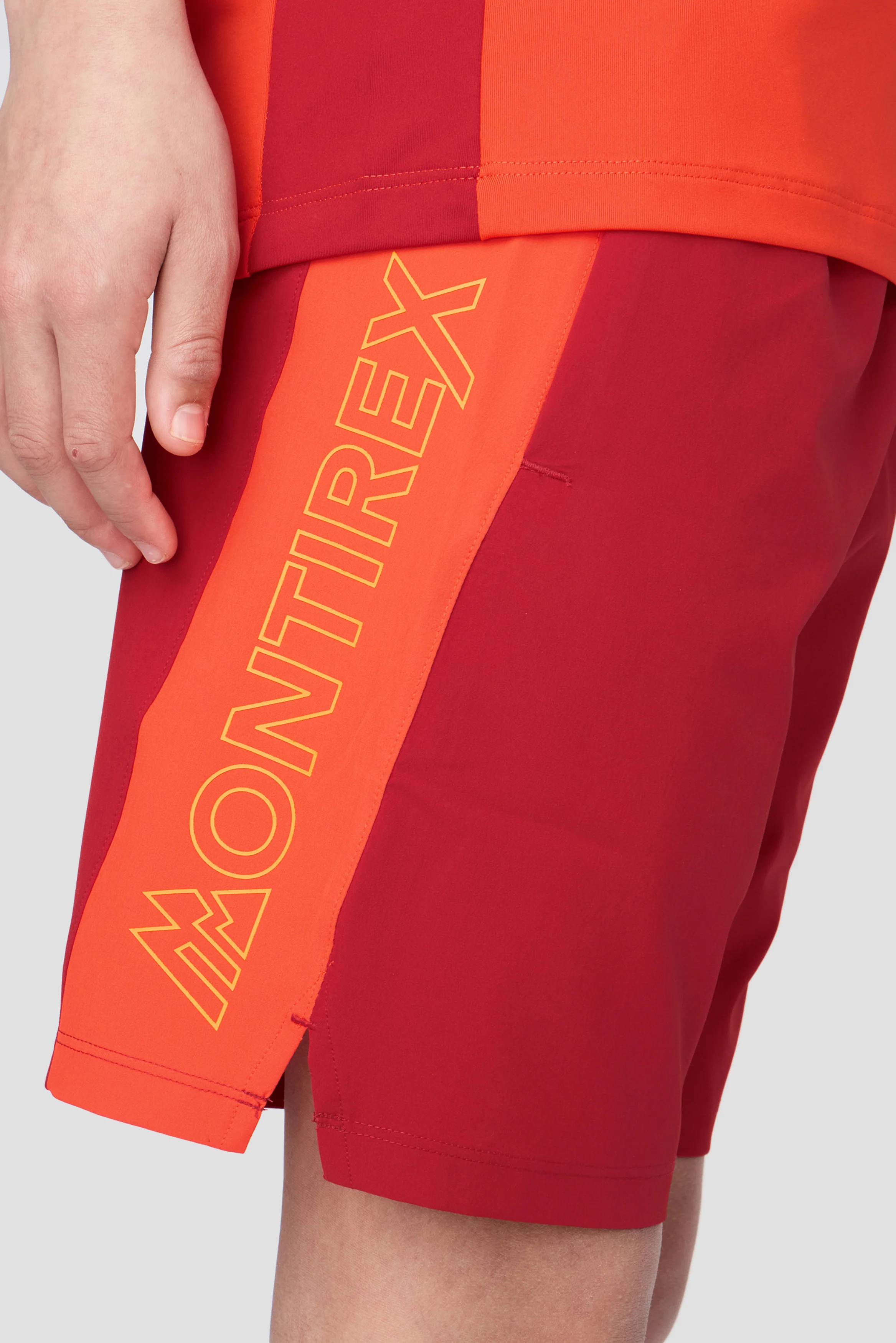Boys Optic Short - Cranberry/Blazing Orange/Tangerine Glow - Image 6