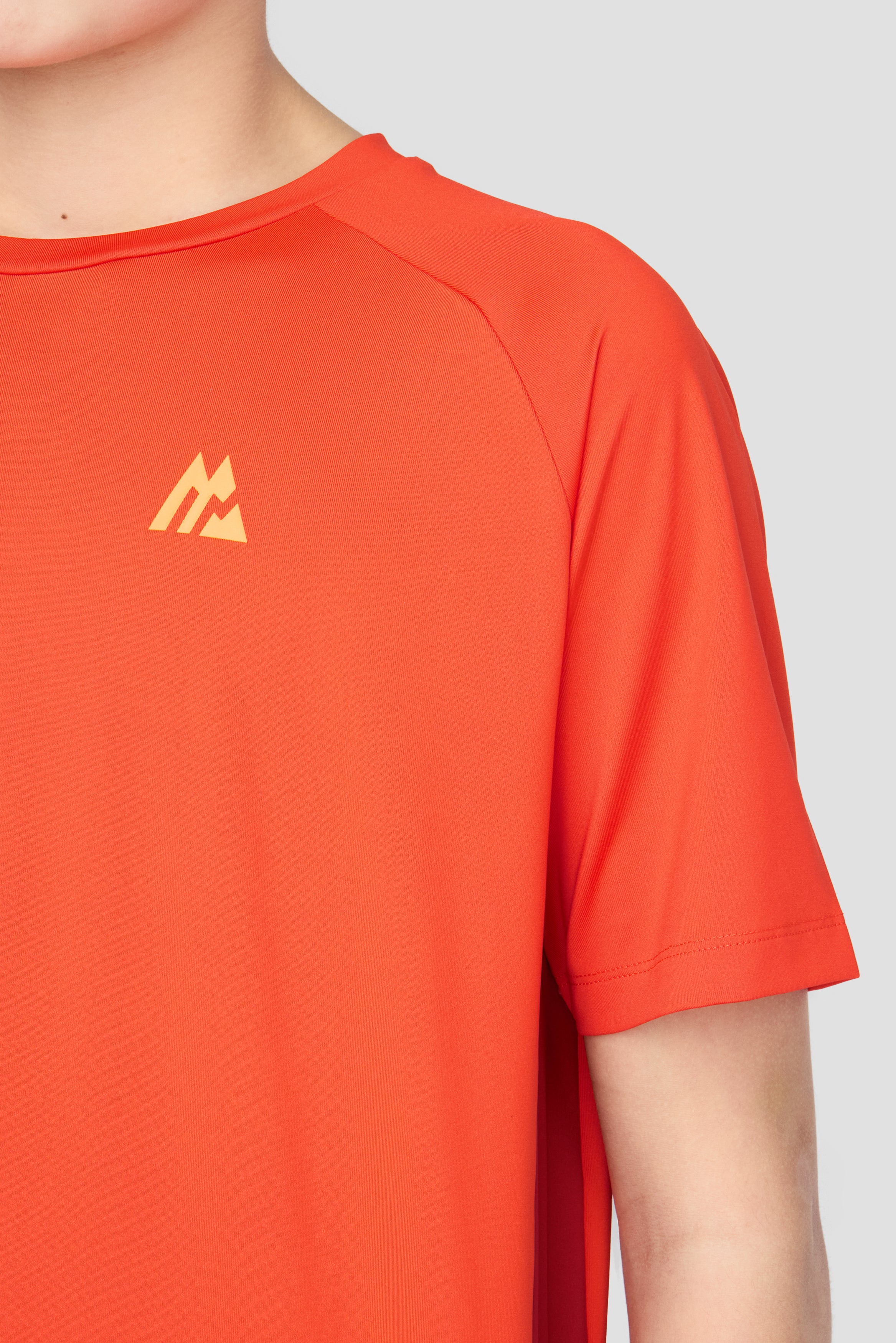 Boys Optic T-Shirt - Blazing Orange/Cranberry/Tangerine Glow - Image 3
