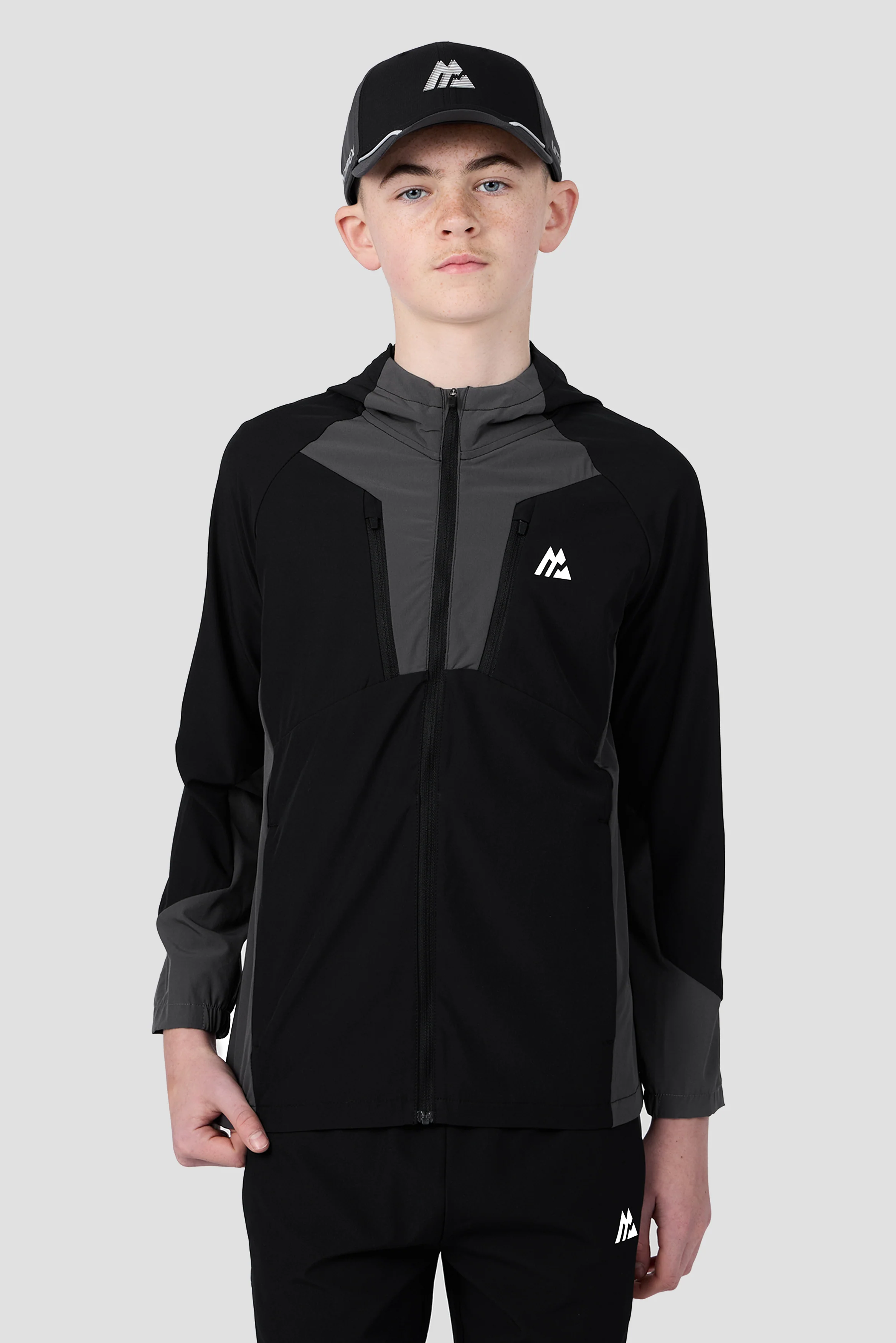 Junior Pace 2.0 Cap - Black/Asphalt/Light Smoke Grey - Image 3