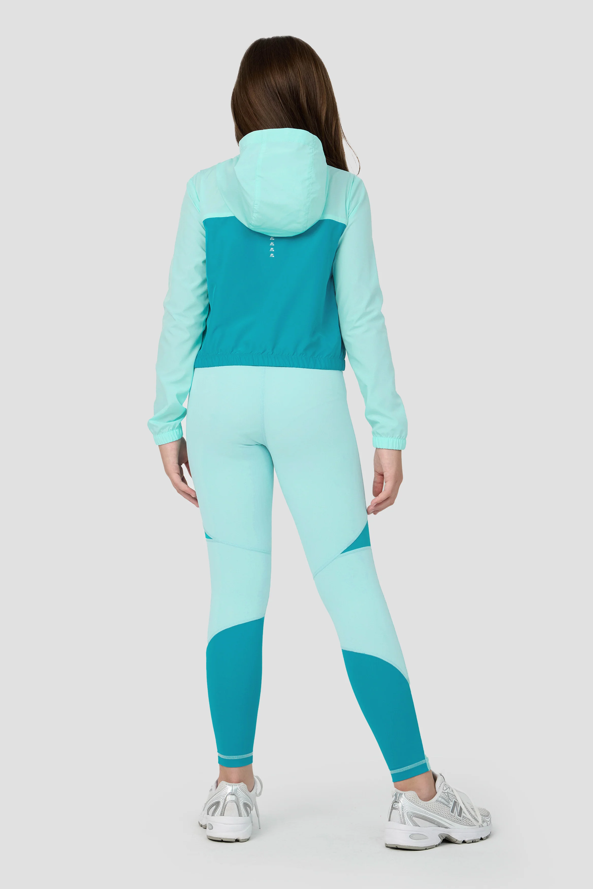 Girls Pace 2.0 Windbreaker - Arctic Blue/Pacific - Image 4