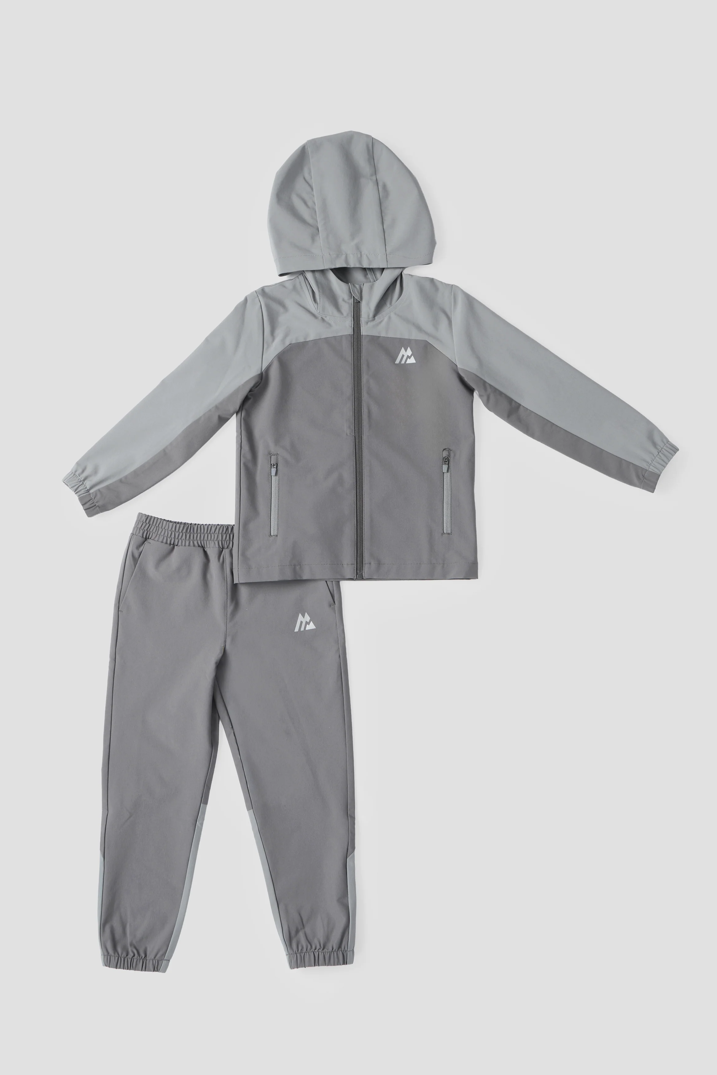 Infant Boys Pacer Jacket/Pant Set - Cement Grey/Platinum Grey - Image 4