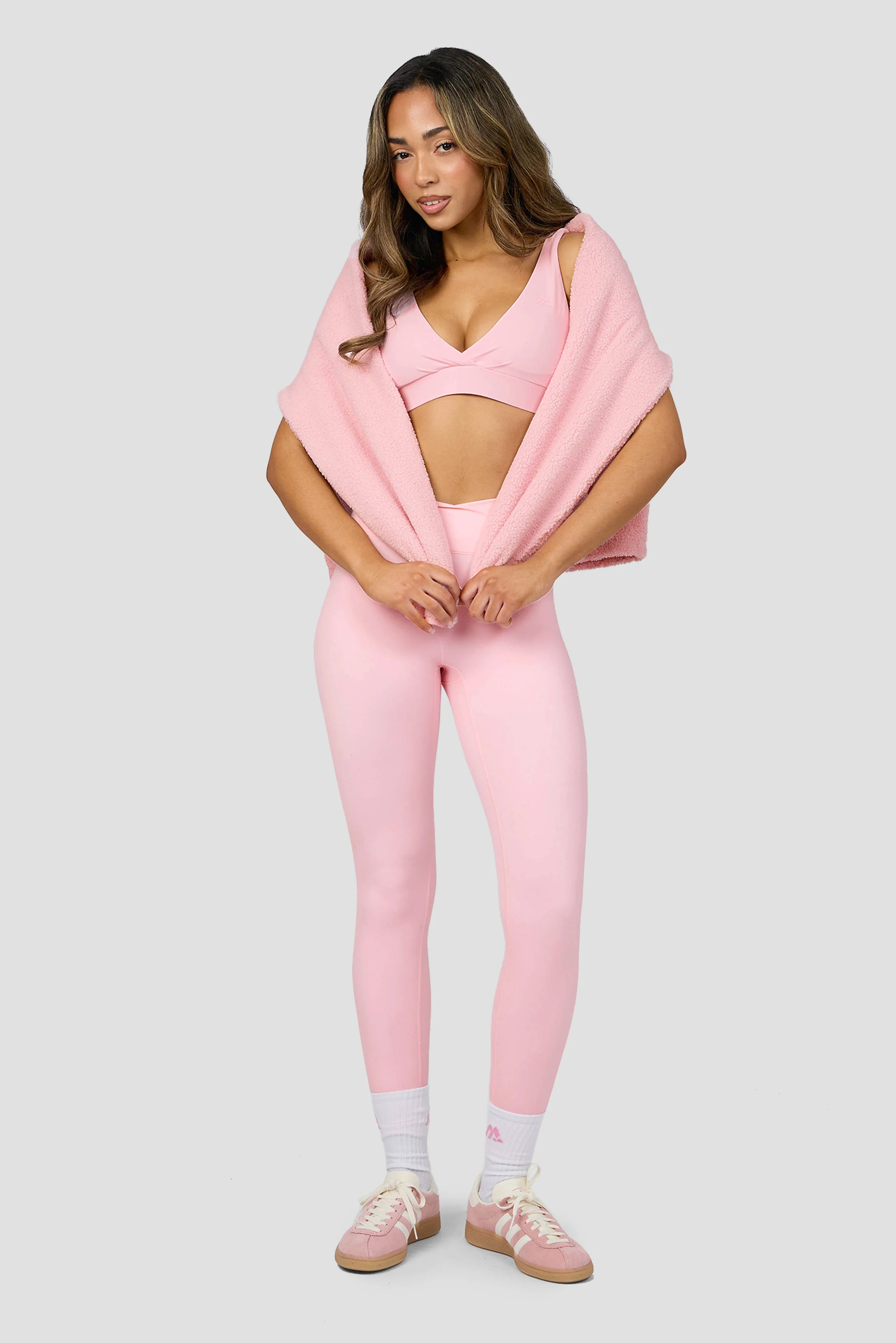 Powder Cami Bra - Light Pink - Image 4