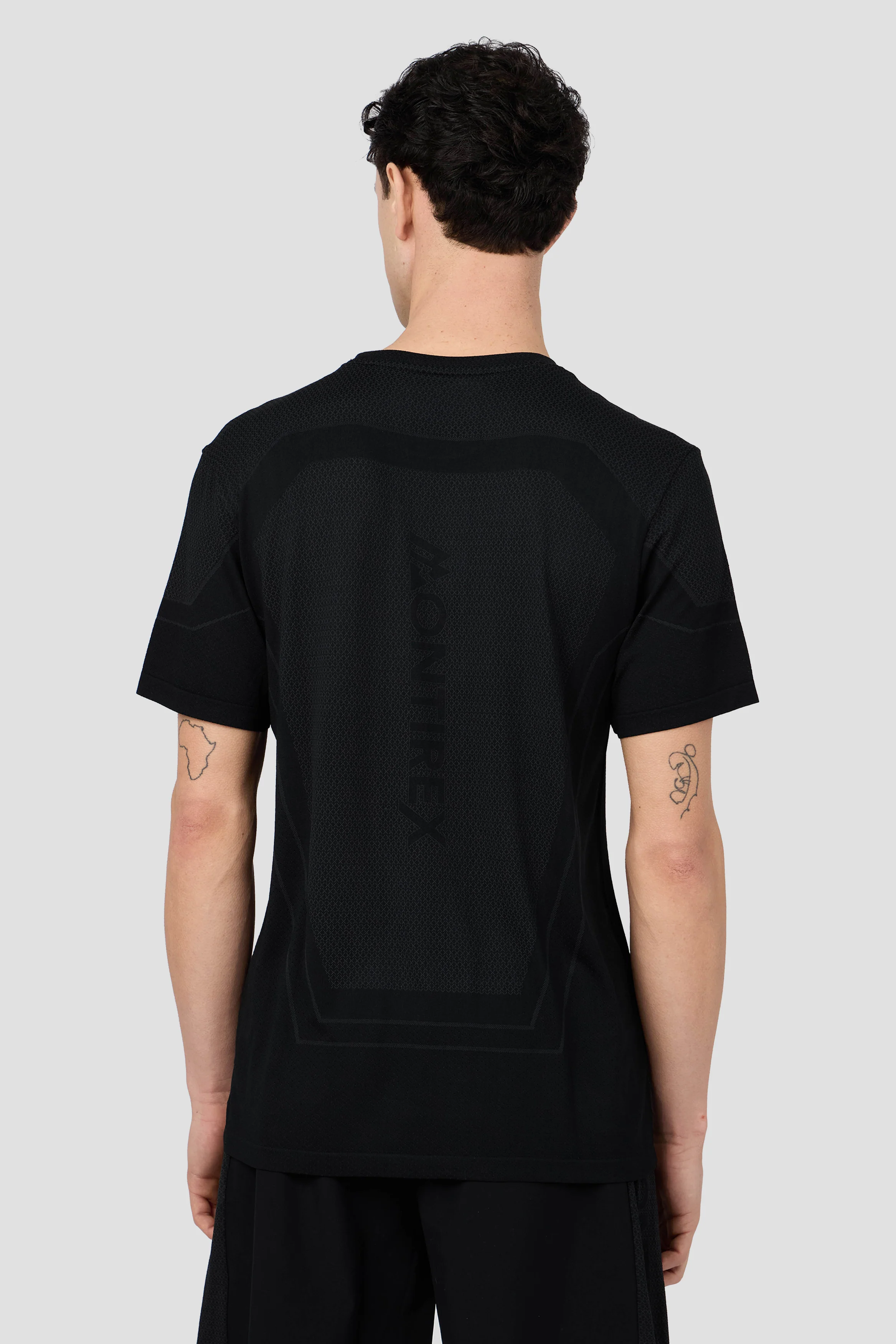 Pulse Seamless T-Shirt - Black/Asphalt - Image 2