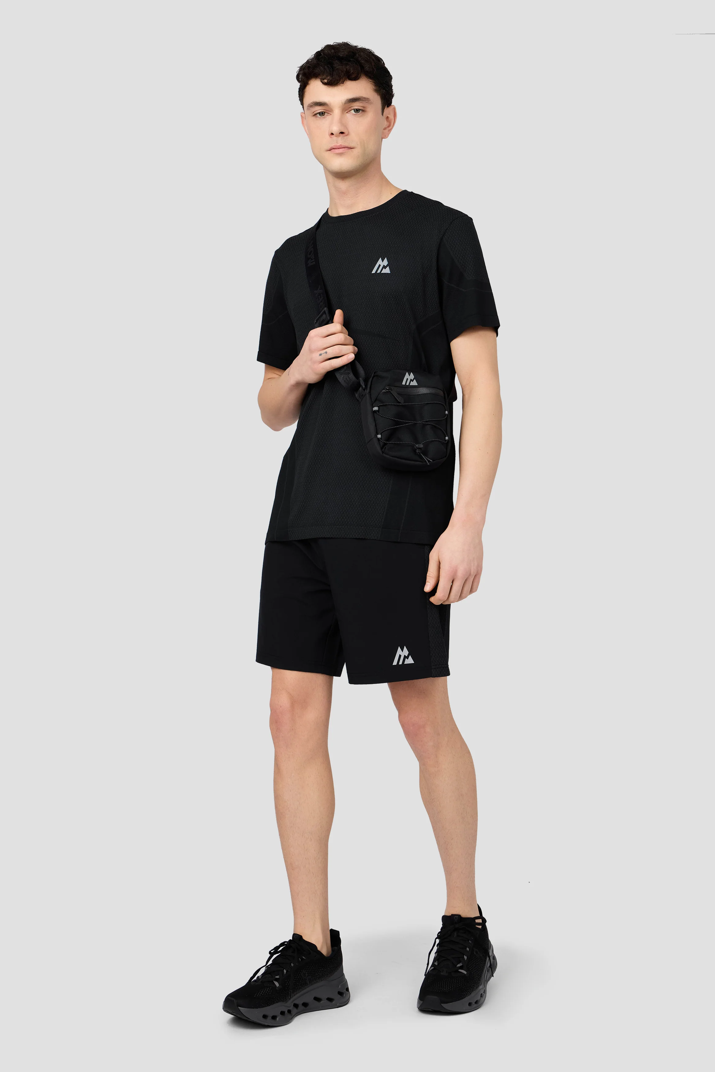 Pulse Seamless T-Shirt - Black/Asphalt - Image 5