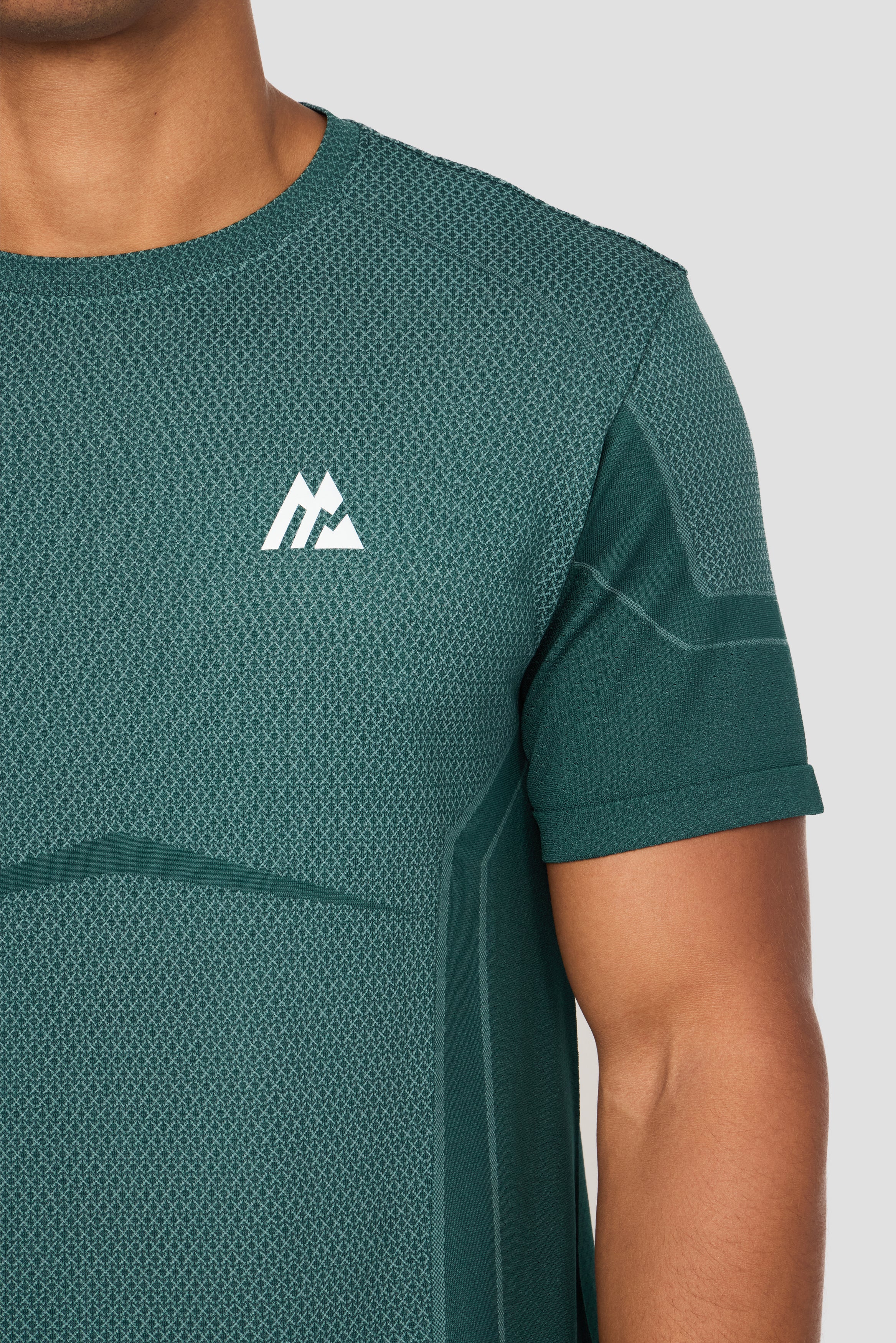 Pulse Seamless T-Shirt - Ocean Abyss/Steel Teal - Image 3
