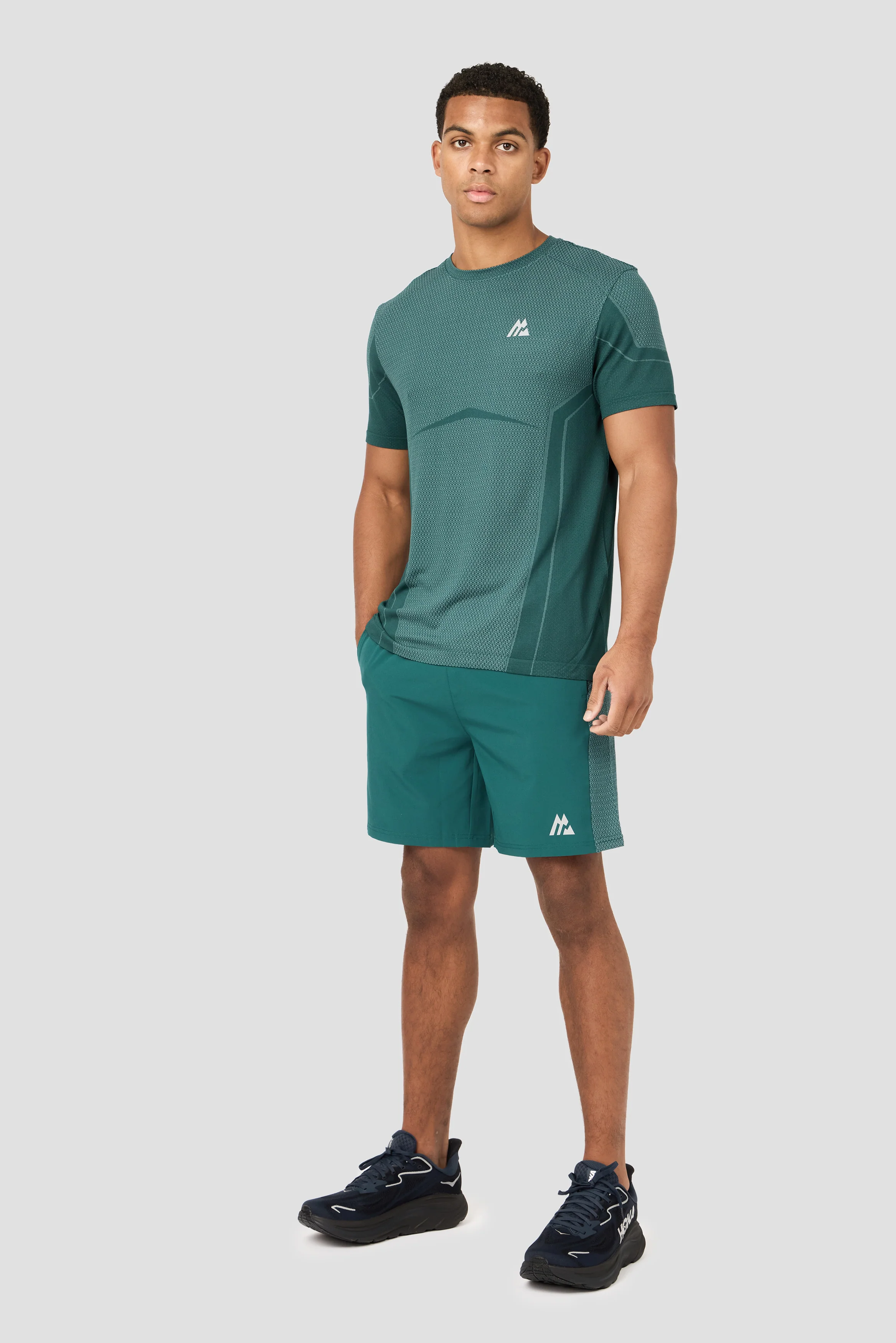 Pulse Seamless T-Shirt - Ocean Abyss/Steel Teal - Image 5