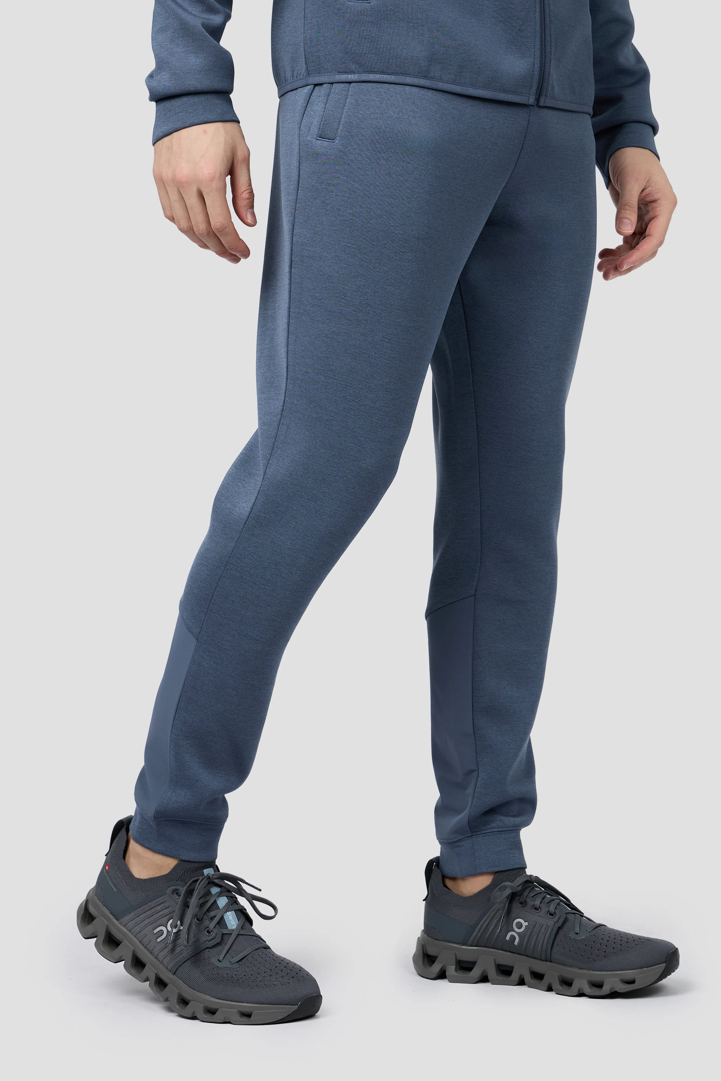 Recover 2.0 Fleece Jogger - Greyed Indigo Marl - Image 2