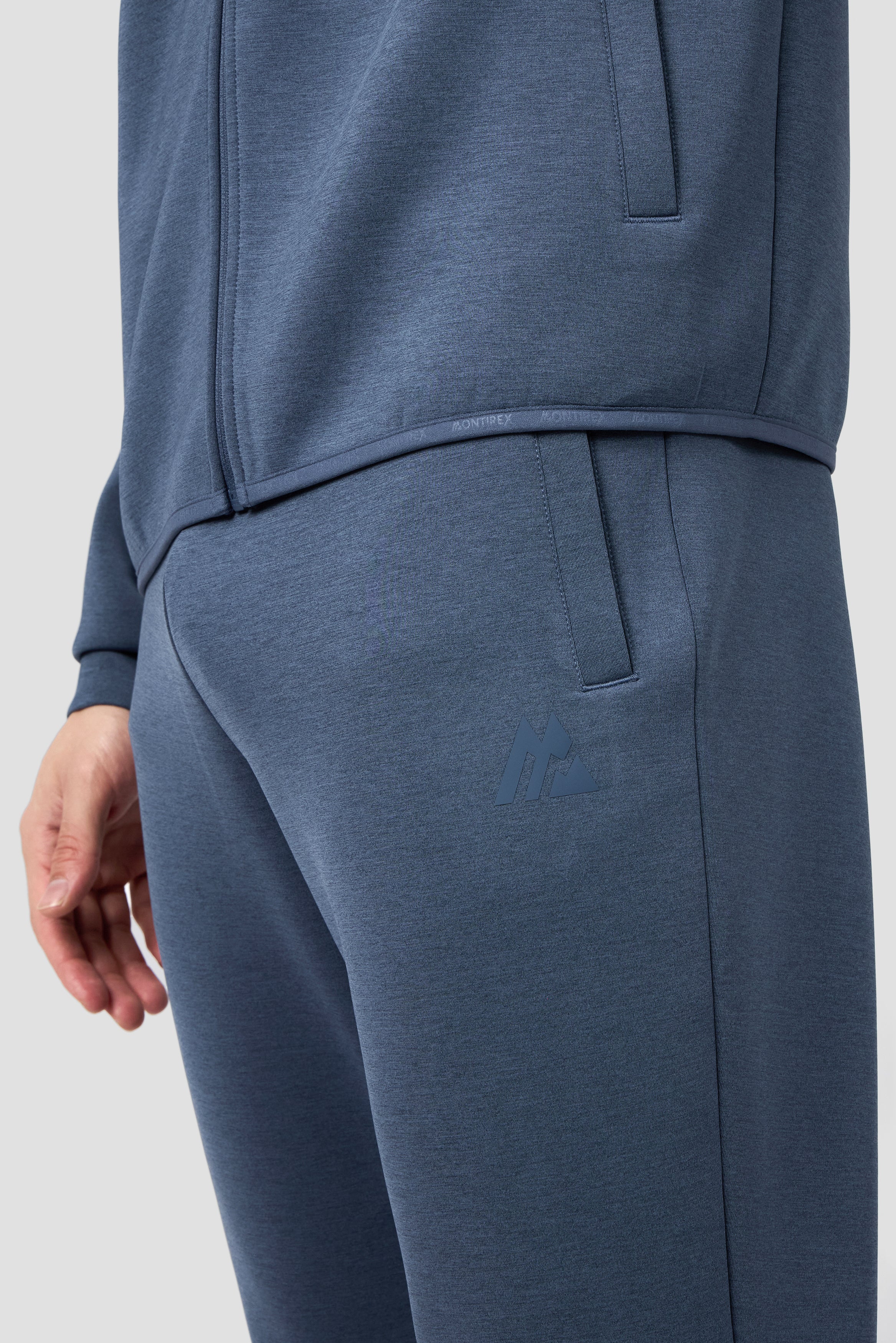 Recover 2.0 Fleece Jogger - Greyed Indigo Marl - Image 5