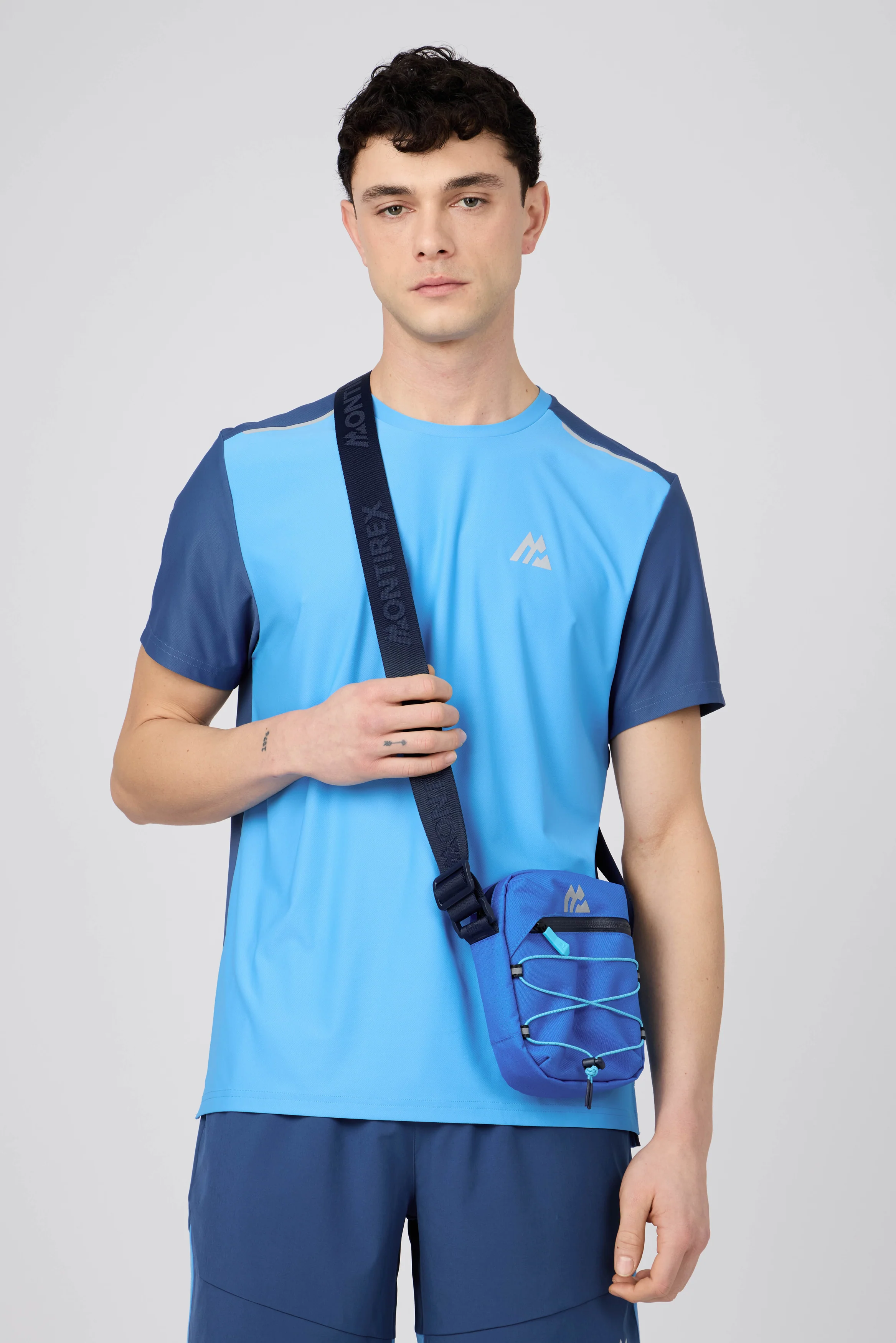 Ridge Crossbody Bag - Neon Blue - Image 2