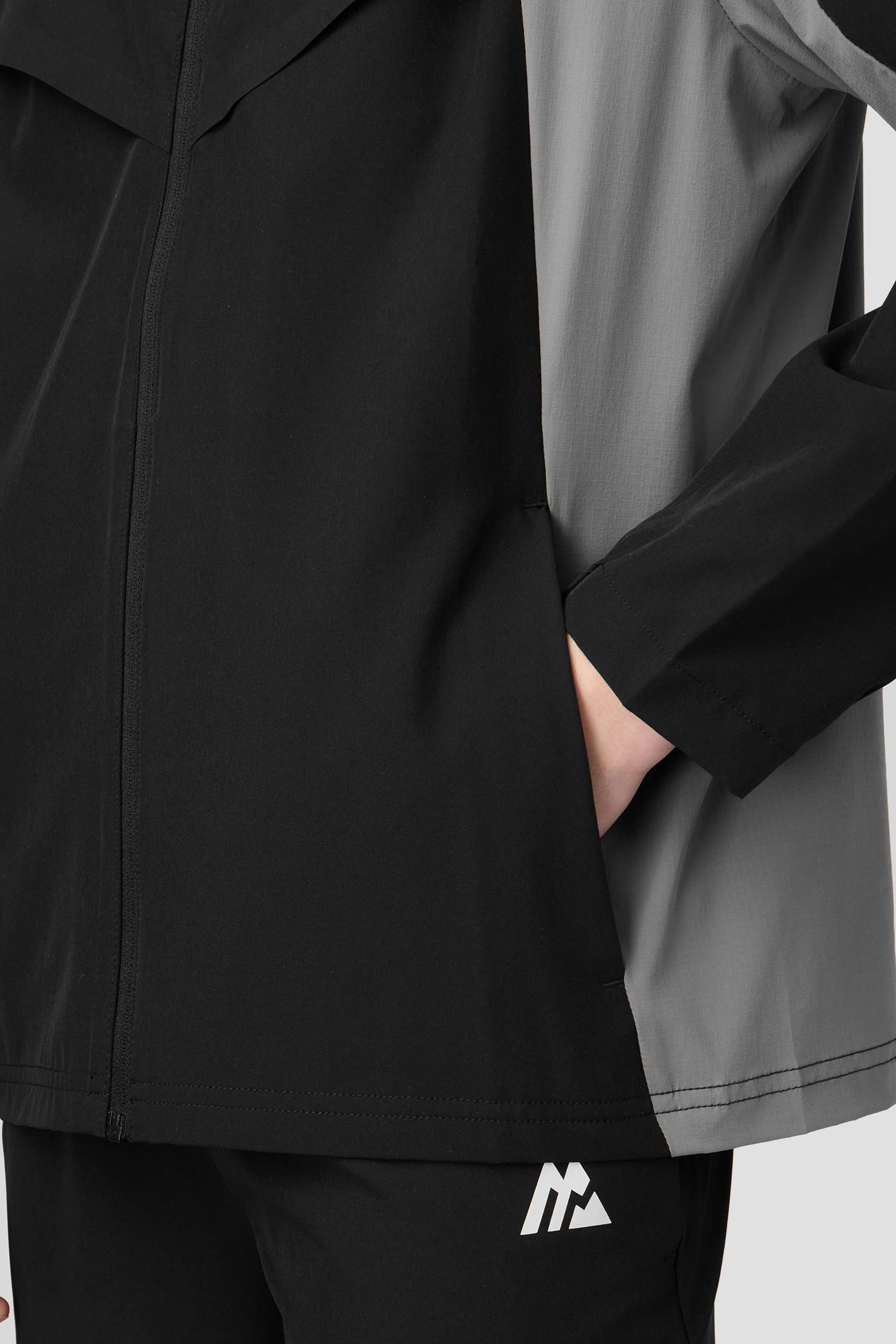 Boys Scope Jacket - Black/Cement Grey - Image 5