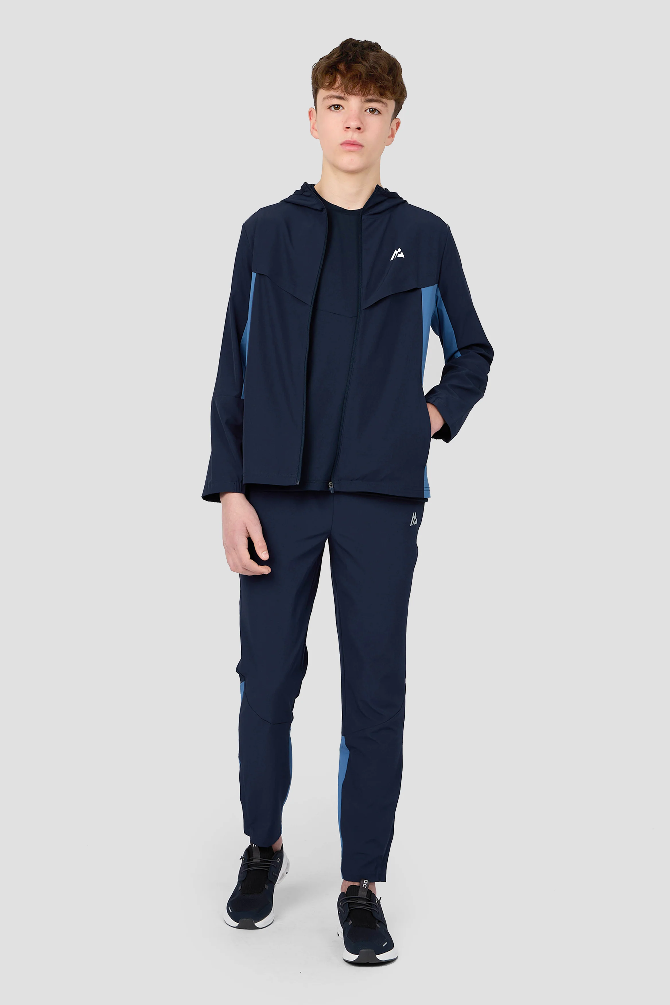 Boys Scope Jacket - Midnight Blue/Charcoal Blue - Image 7