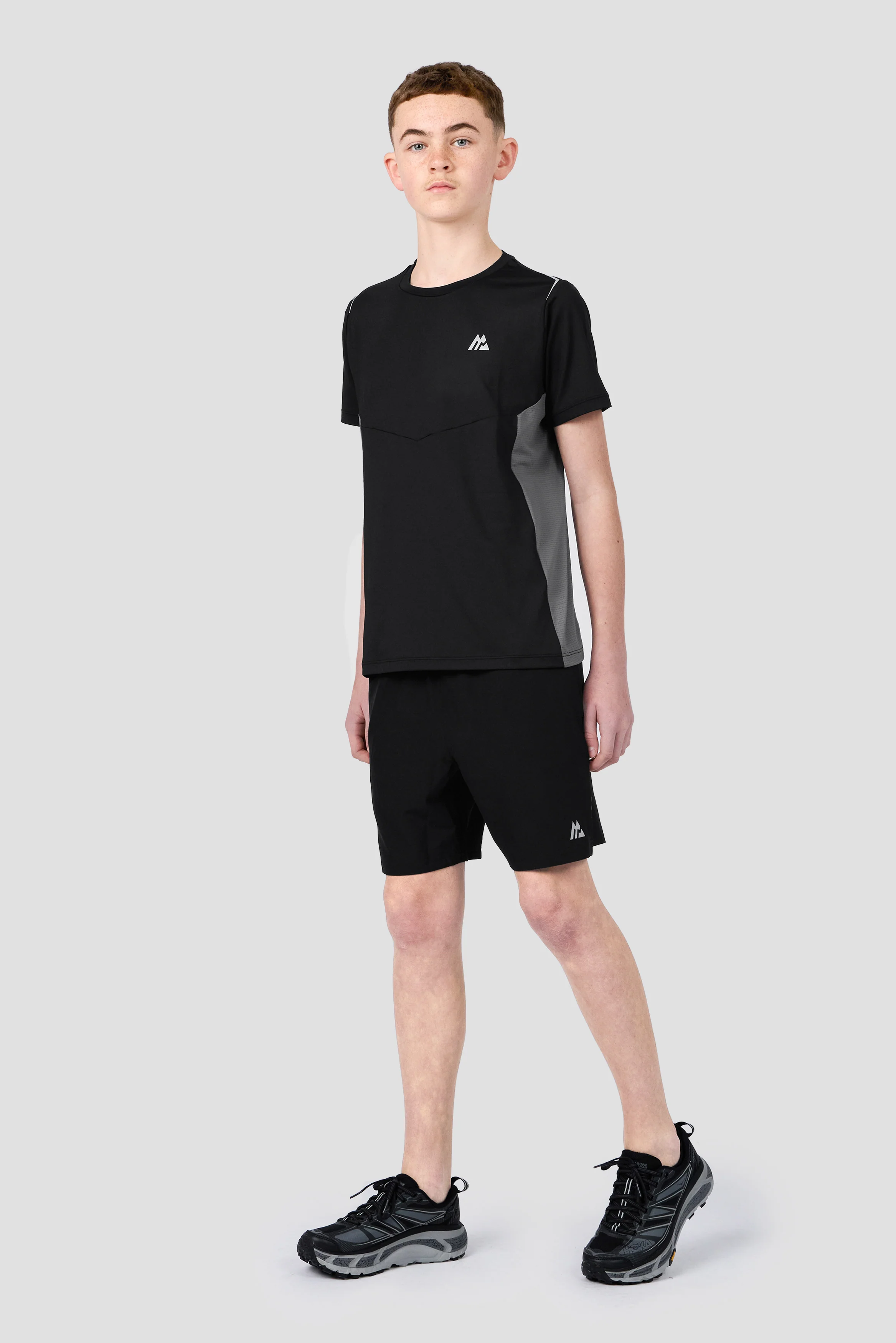 Boys Scope Short - Black/Cement Grey - Image 3