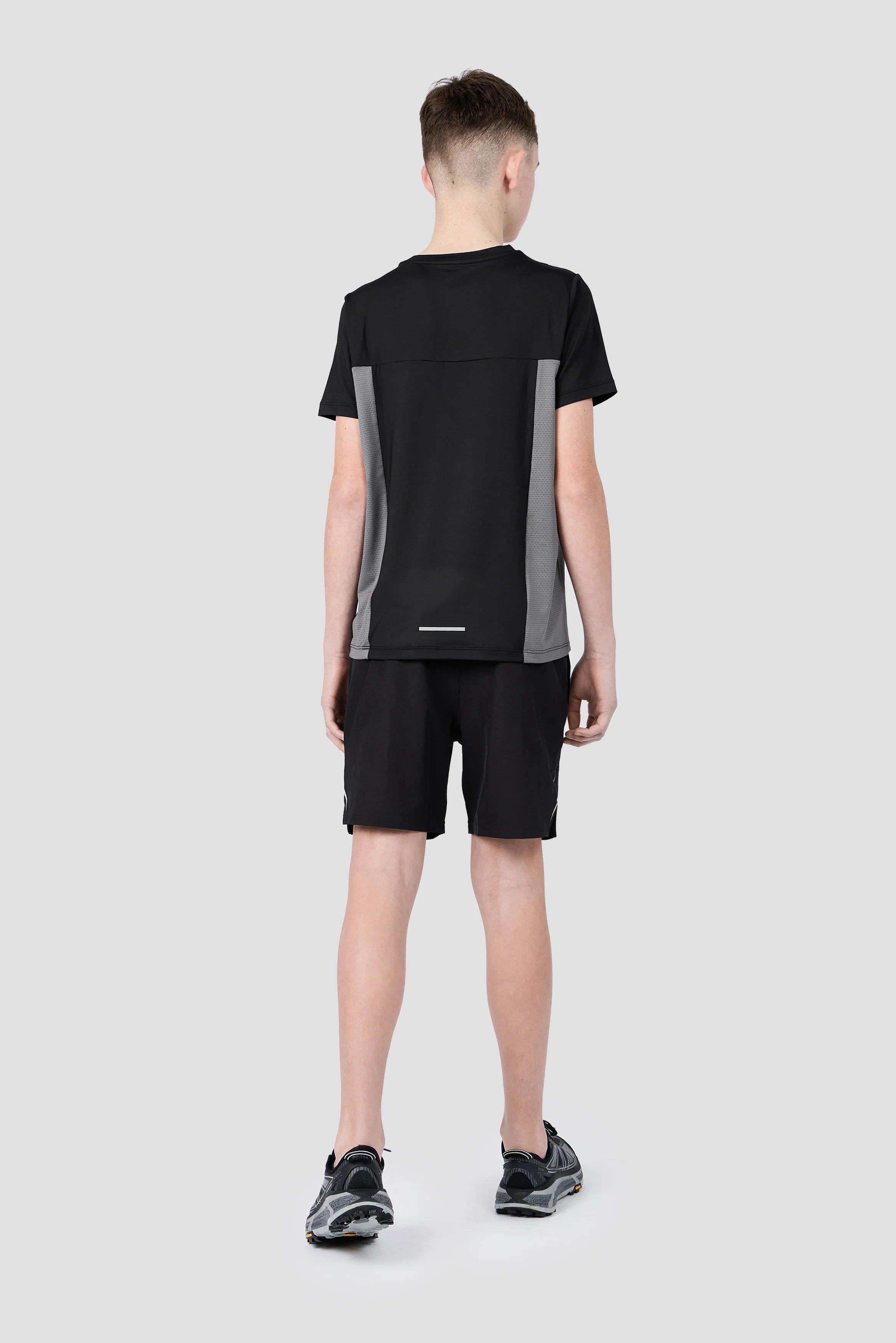 Boys Scope Short - Black/Cement Grey - Image 4